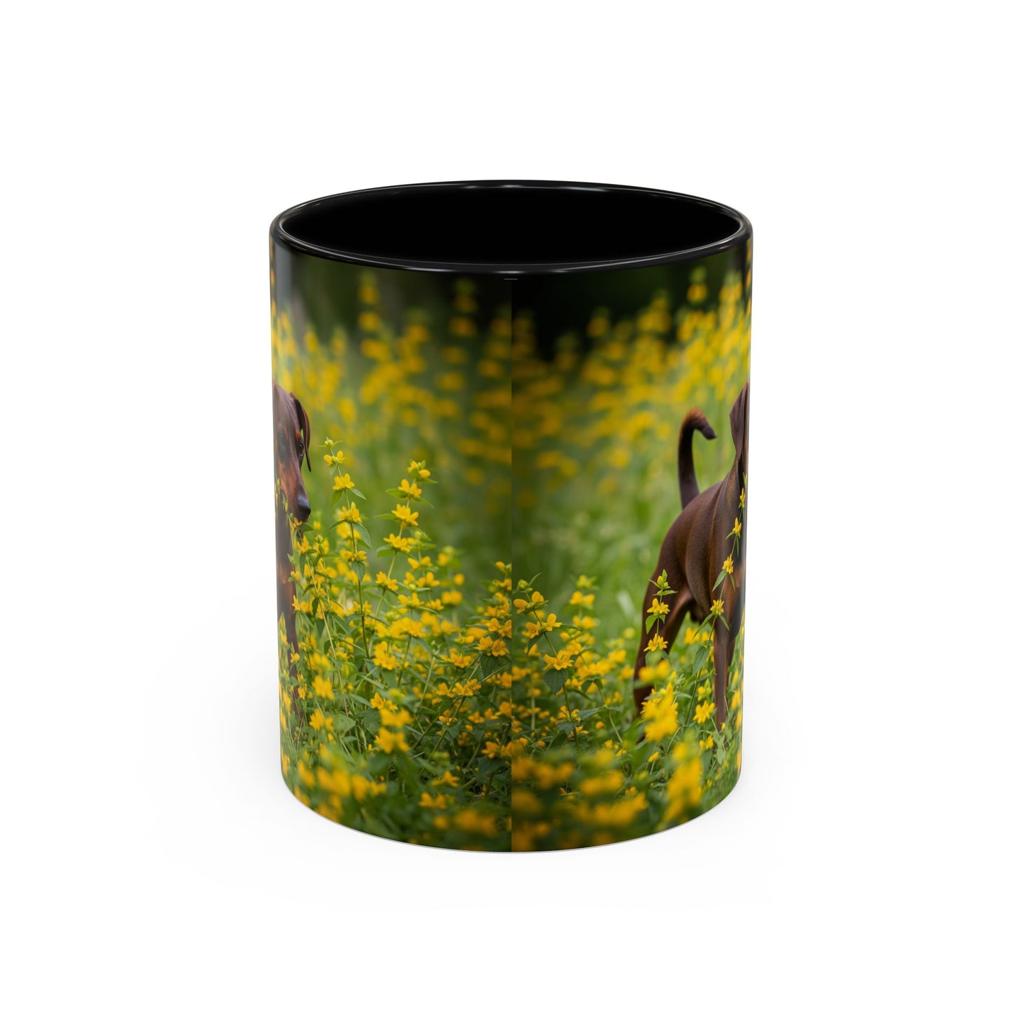 German Pinscher Accent Coffee Mug - Perfect Gift for Dog Lovers