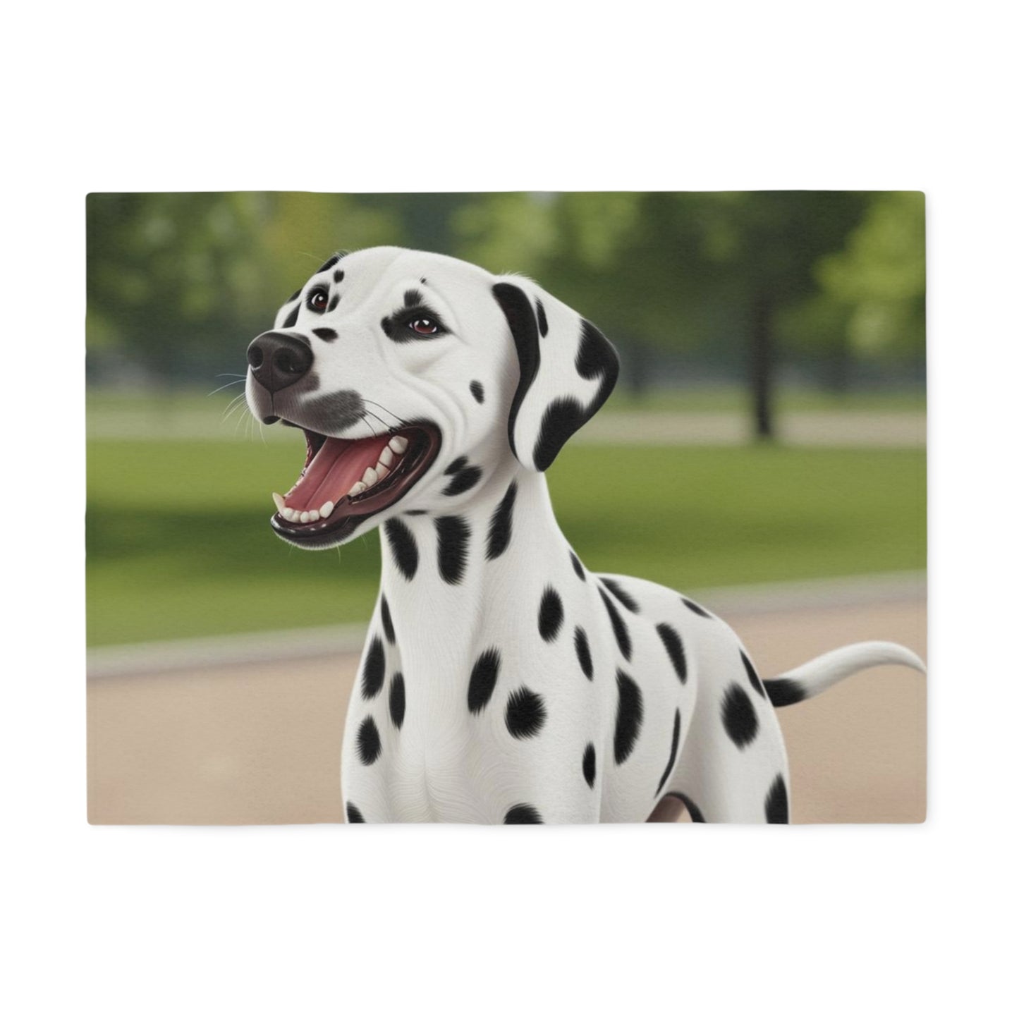 Dalmatian Sweatshirt Blanket