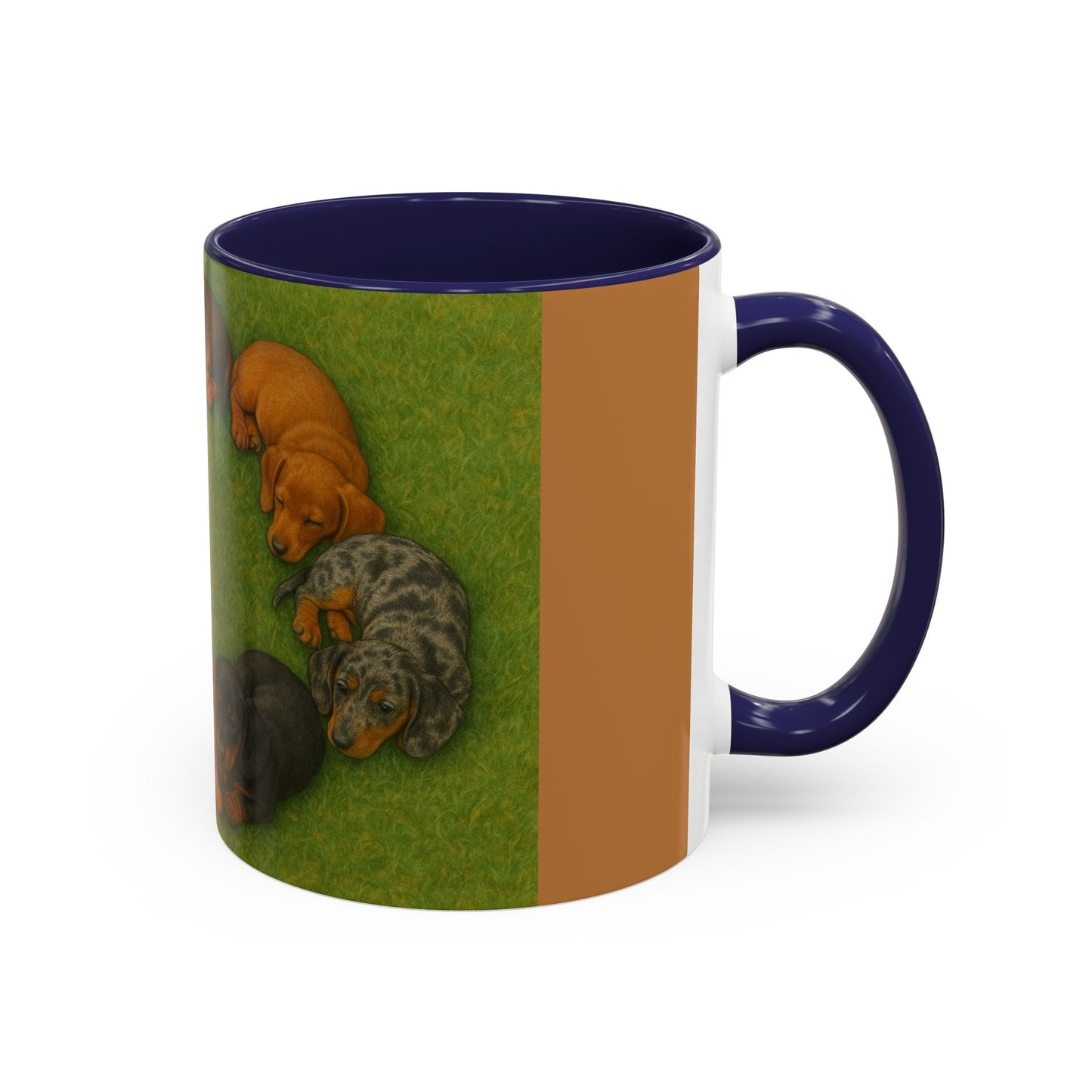 Dachshund puppies Accent Coffee Mug - Perfect Gift for Dog Lovers