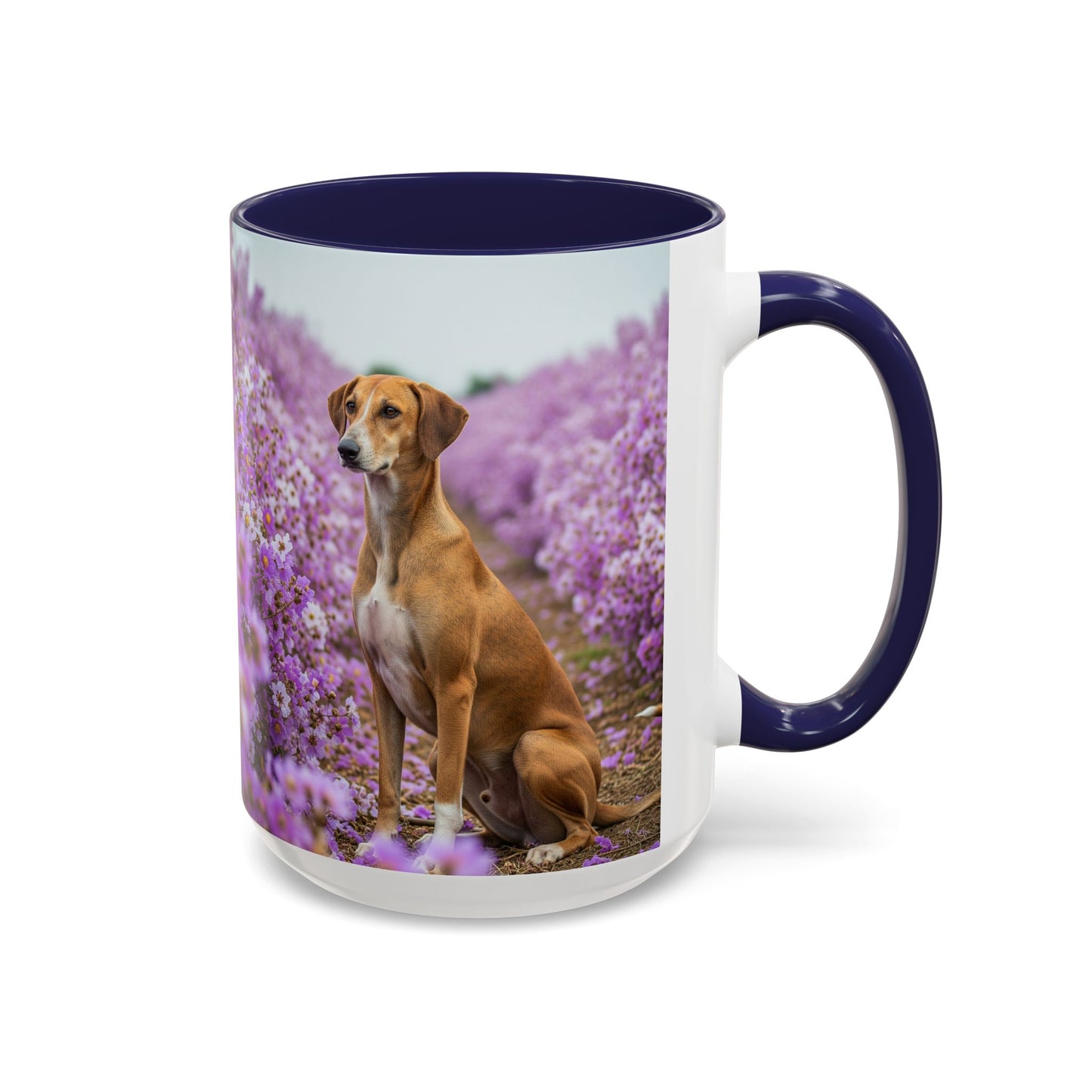 Banjara Hound Accent Coffee Mug - Perfect Gift for Dog Lovers