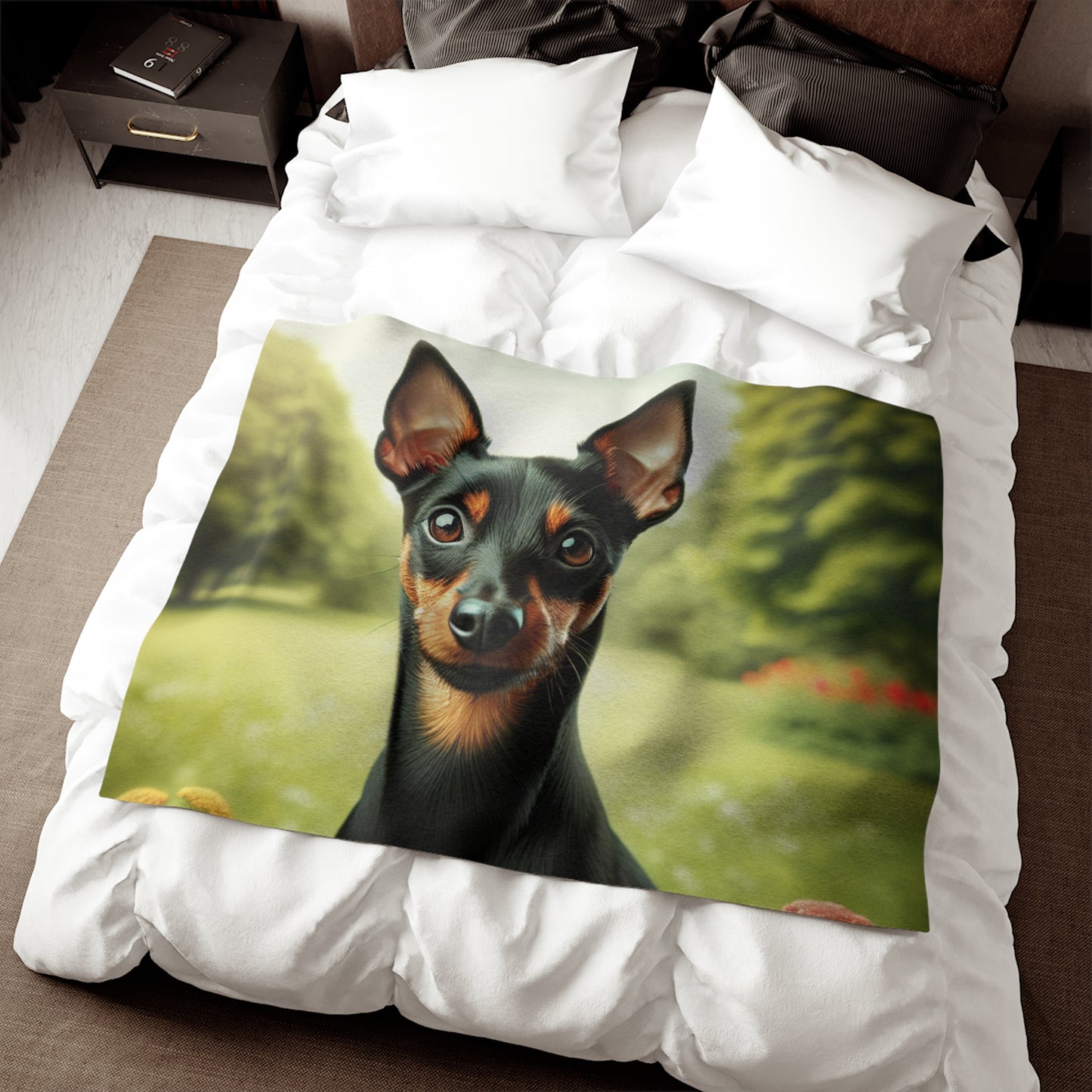 Manchester Terrier Sweatshirt Blanket