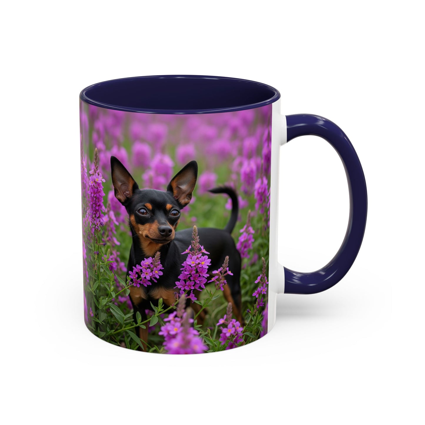 English Toy Terrier Accent Coffee Mug - Perfect Gift for Dog Lovers