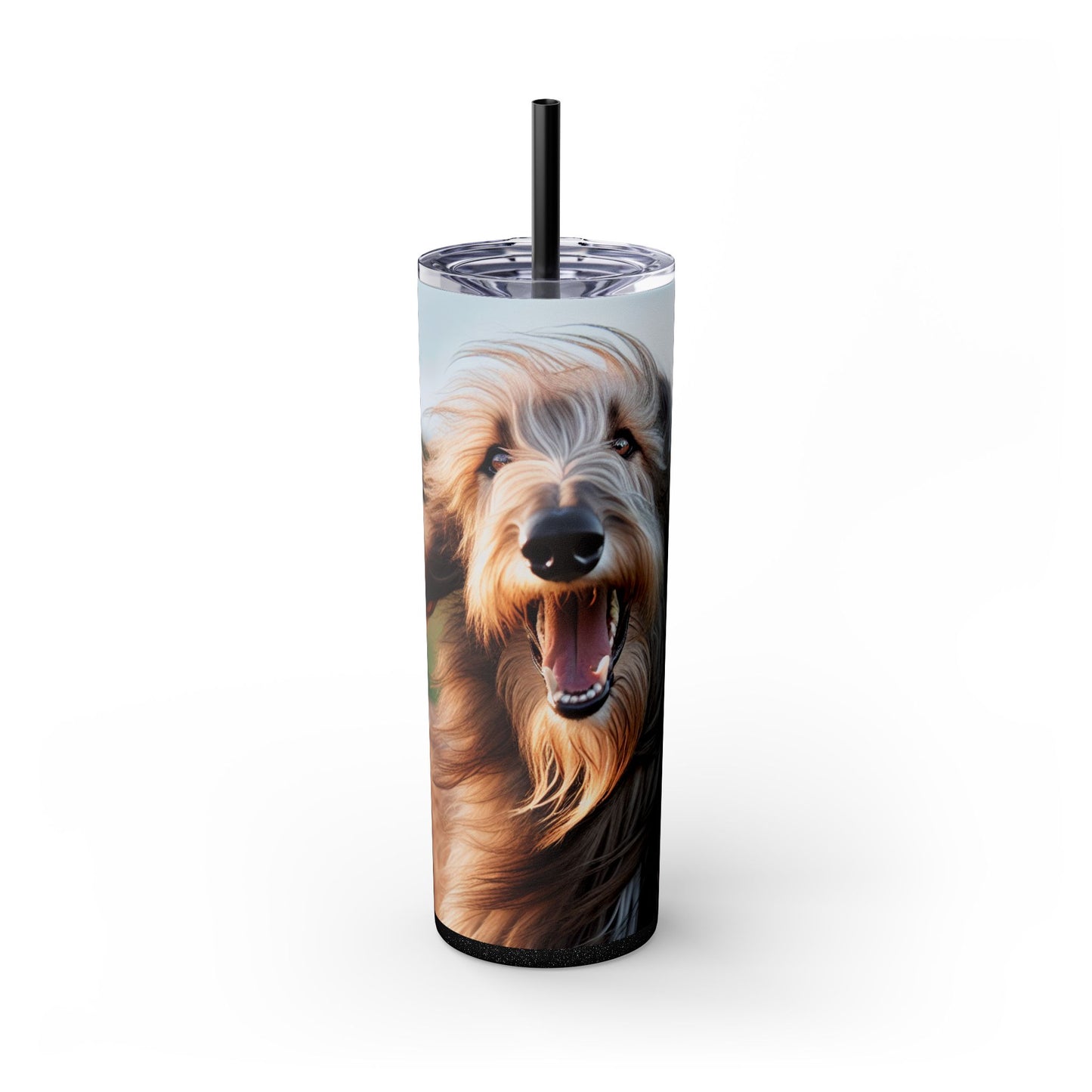 Scottish Deerhound Tumbler with Straw, 20oz