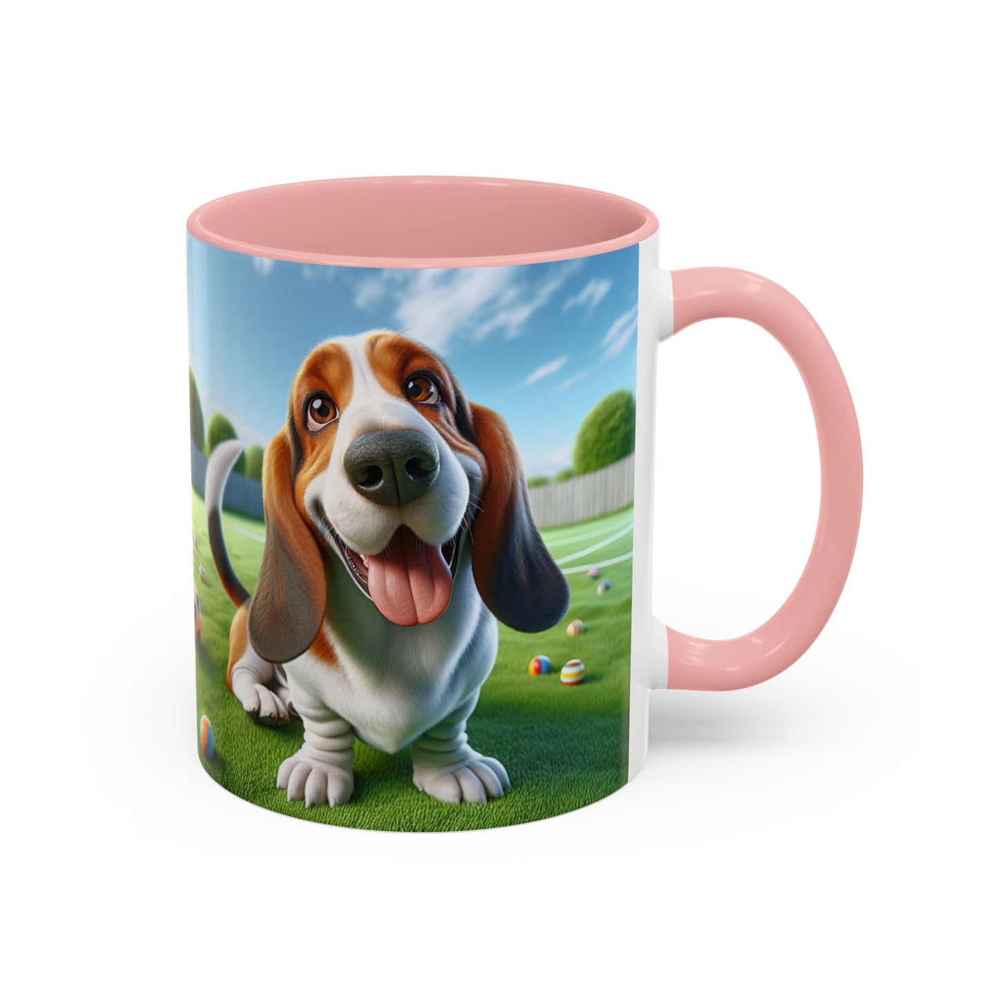 Basset Hound Accent Coffee Mug - Perfect Gift for Dog Lovers