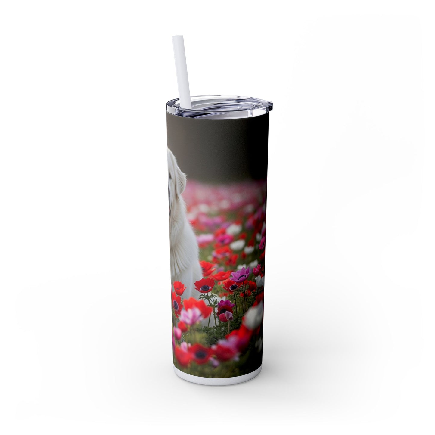 Maremma Sheepdog Tumbler with Straw, 20oz