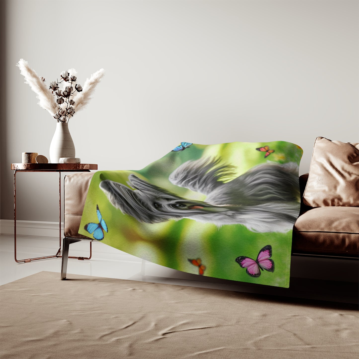 Skye Terrier Sweatshirt Blanket