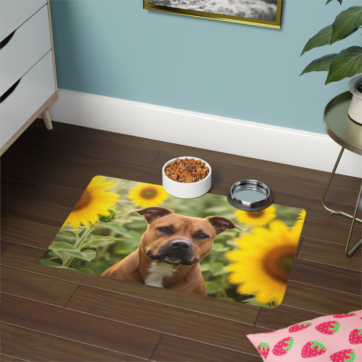 Pet Food Mat (12x18) - American Staffordshire Terrier