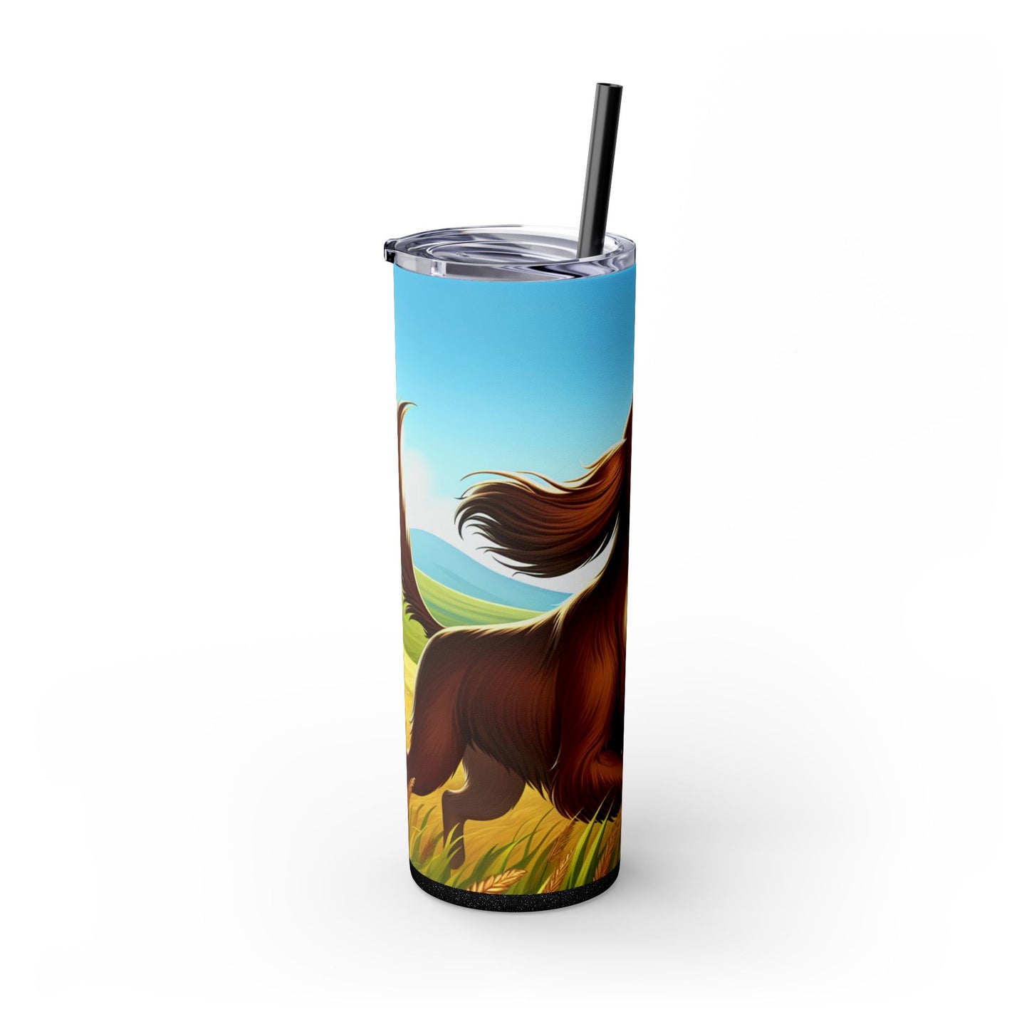 Field Spaniel Tumbler with Straw, 20oz