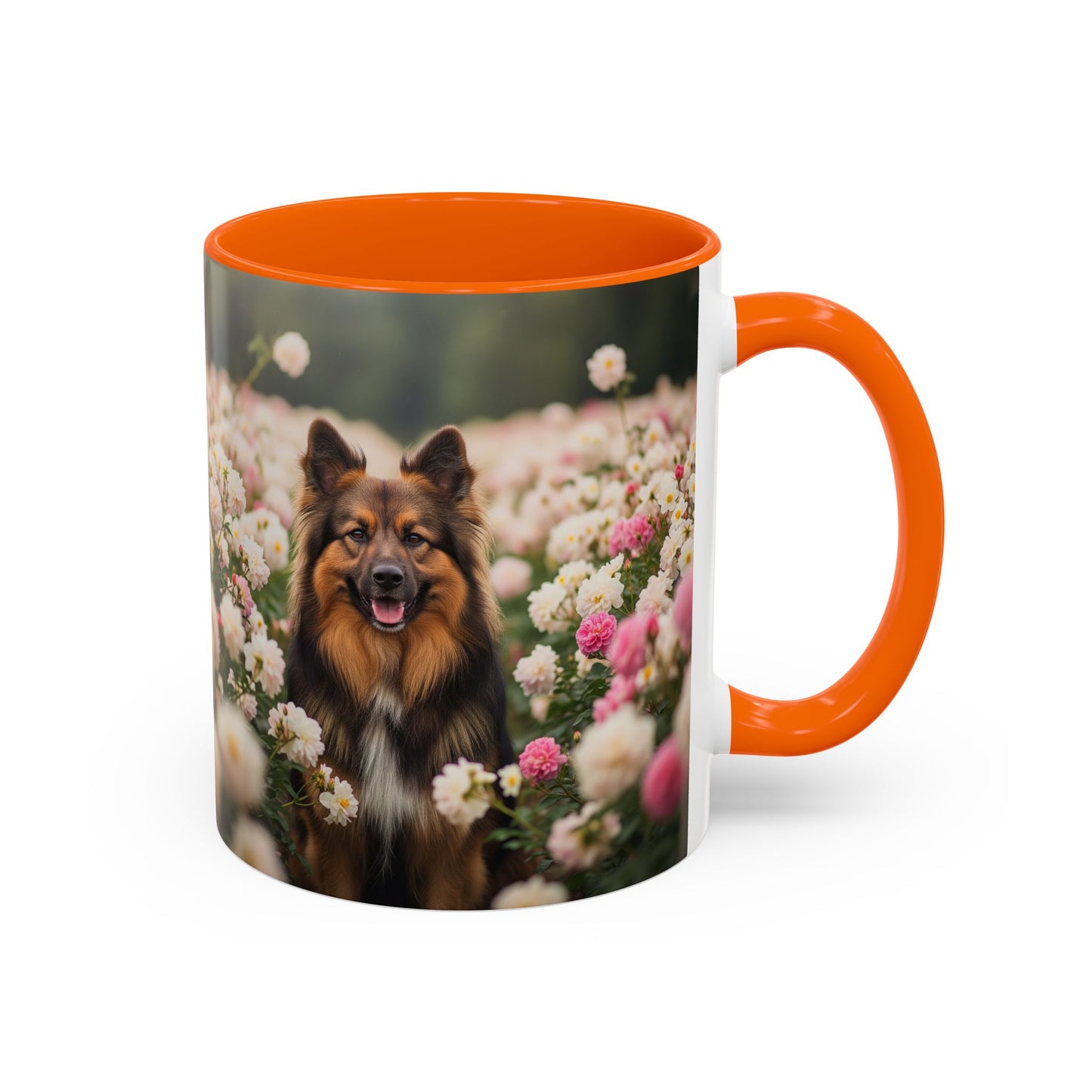 Bohemian Shepherd Accent Coffee Mug - Perfect Gift for Dog Lovers