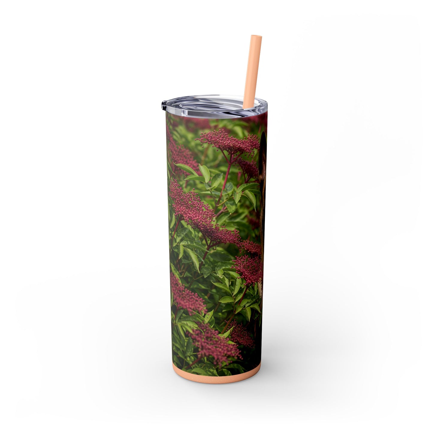 Belgian Shepherd Dog Malinois Tumbler with Straw, 20oz