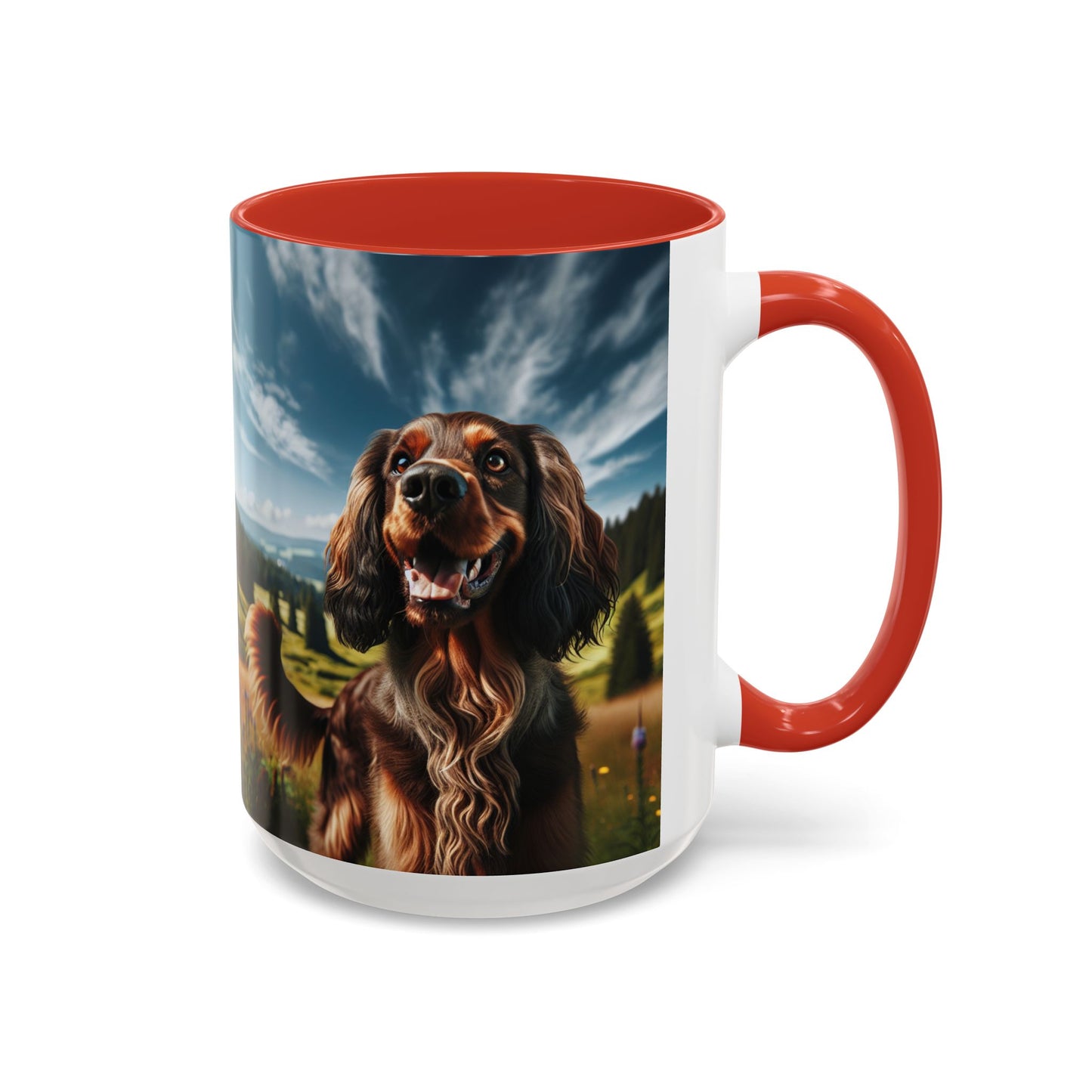 Deutscher Wachtelhund Accent Coffee Mug - Perfect Gift for Dog Lovers