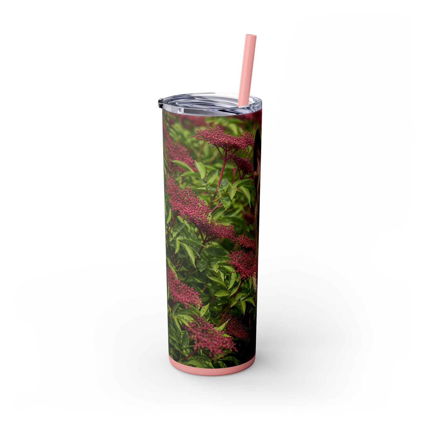 Belgian Shepherd Dog Malinois Tumbler with Straw, 20oz
