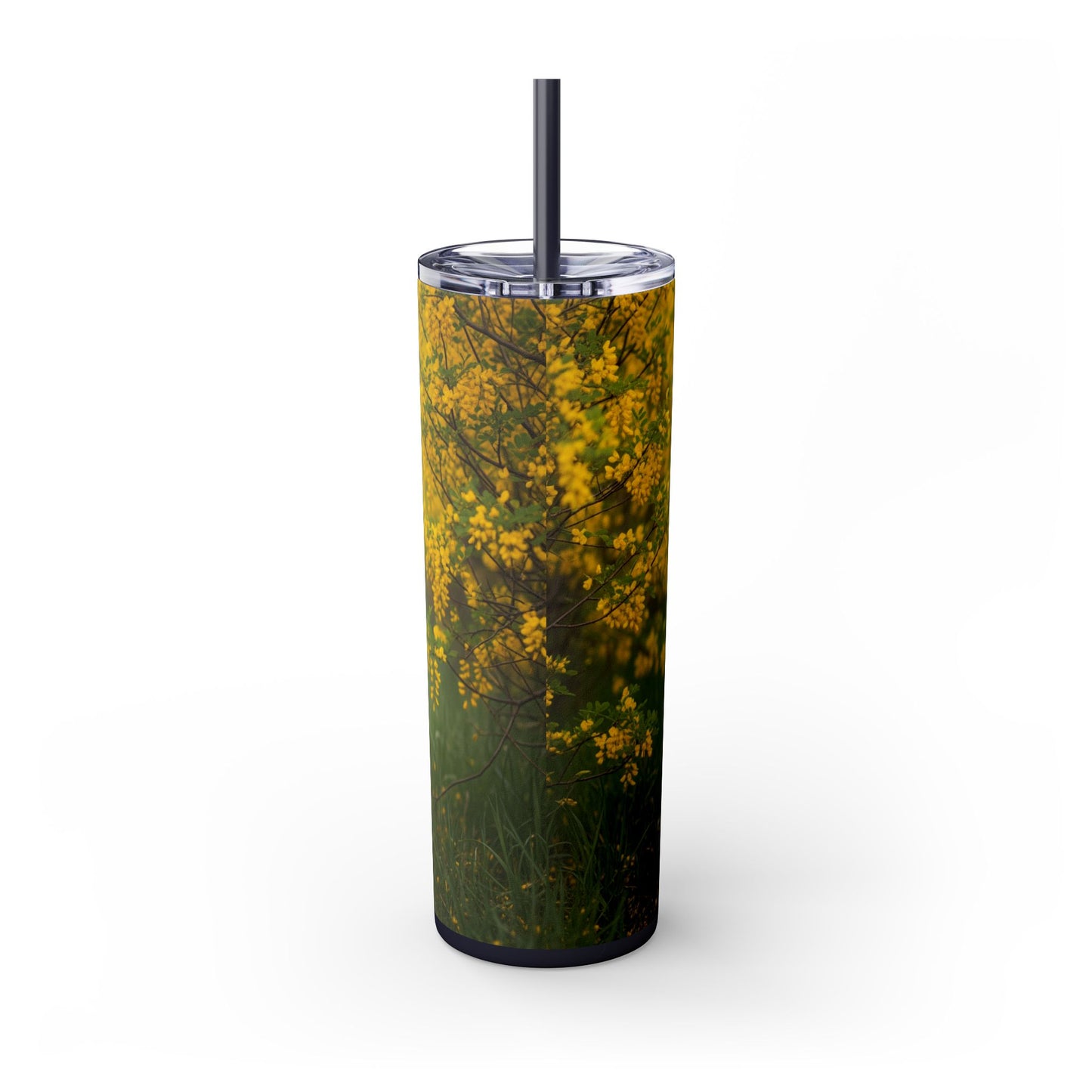 Australian Shepherd Skinny Tumbler with Straw, 20oz