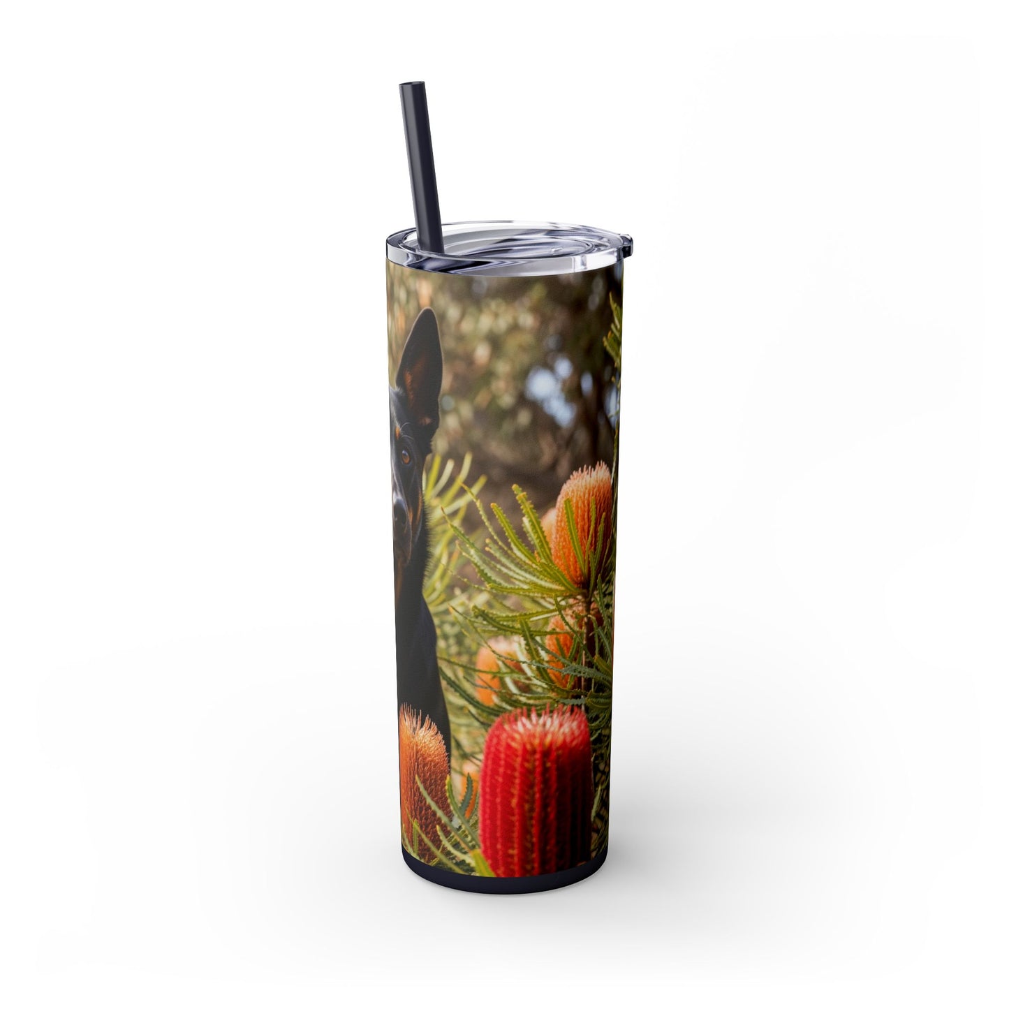 Working Kelpie Tumbler with Straw, 20oz