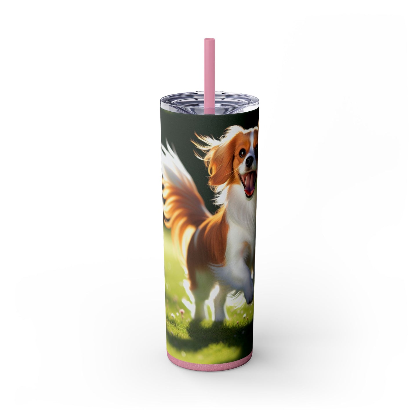 Nederlandse Kooikerhondje Tumbler with Straw, 20oz