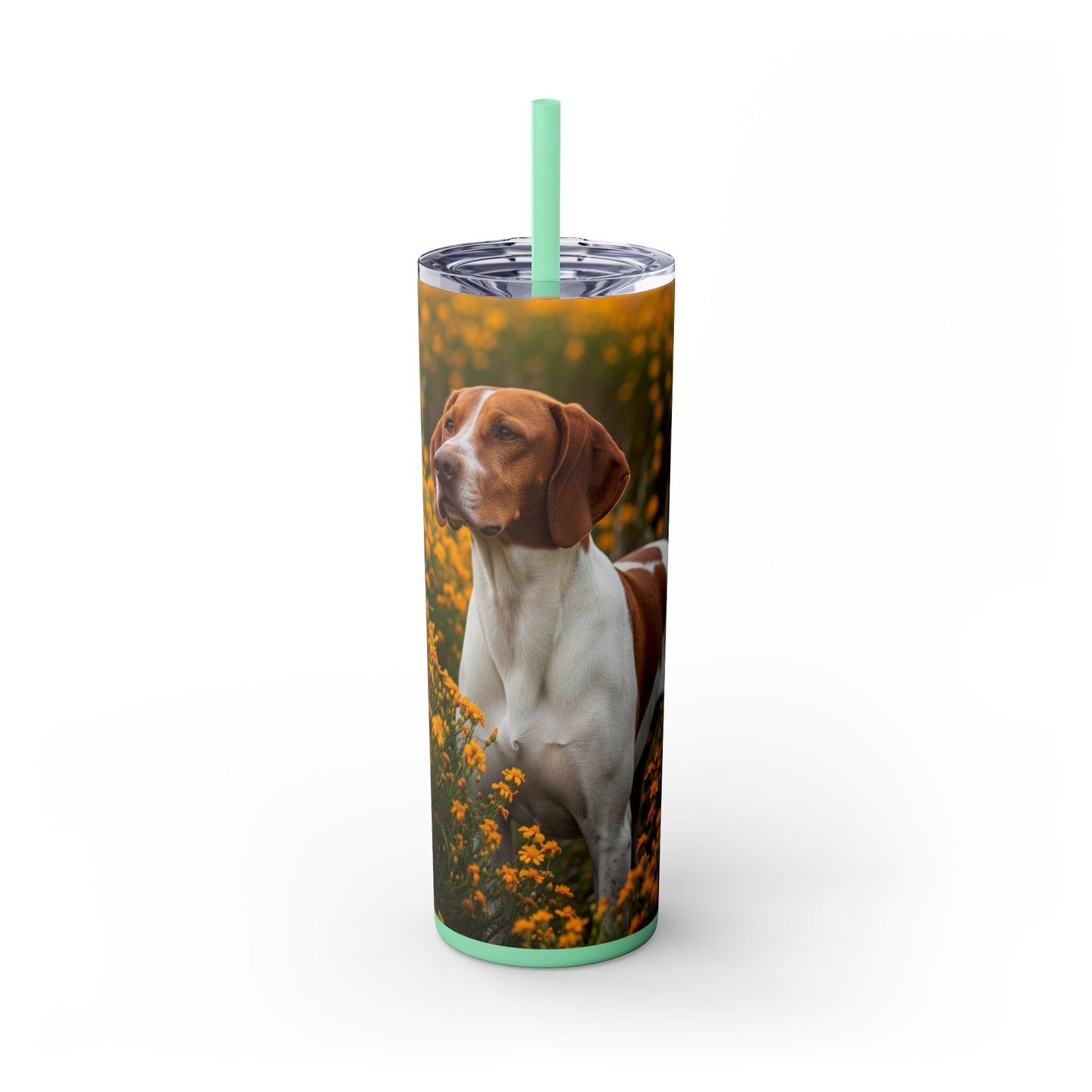 Portuguese Pointer Tumbler with Straw, 20oz