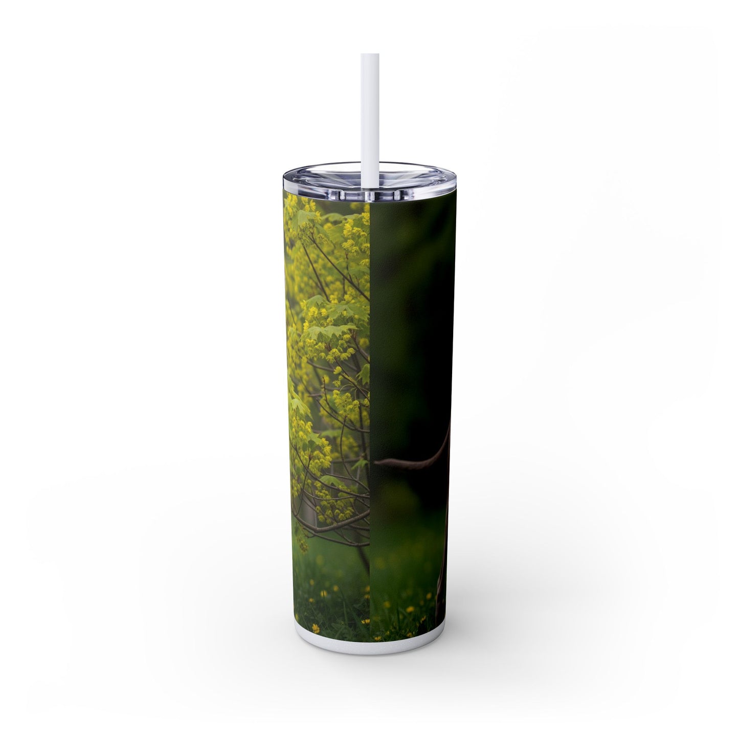 Weimaraner Skinny Tumbler with Straw, 20oz