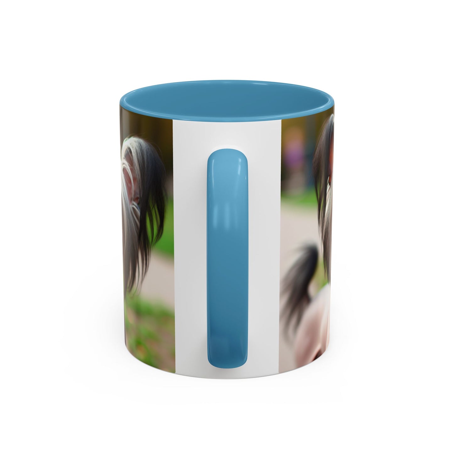 Chinese Crested Dog Accent Coffee Mug - Perfect Gift for Dog Lovers