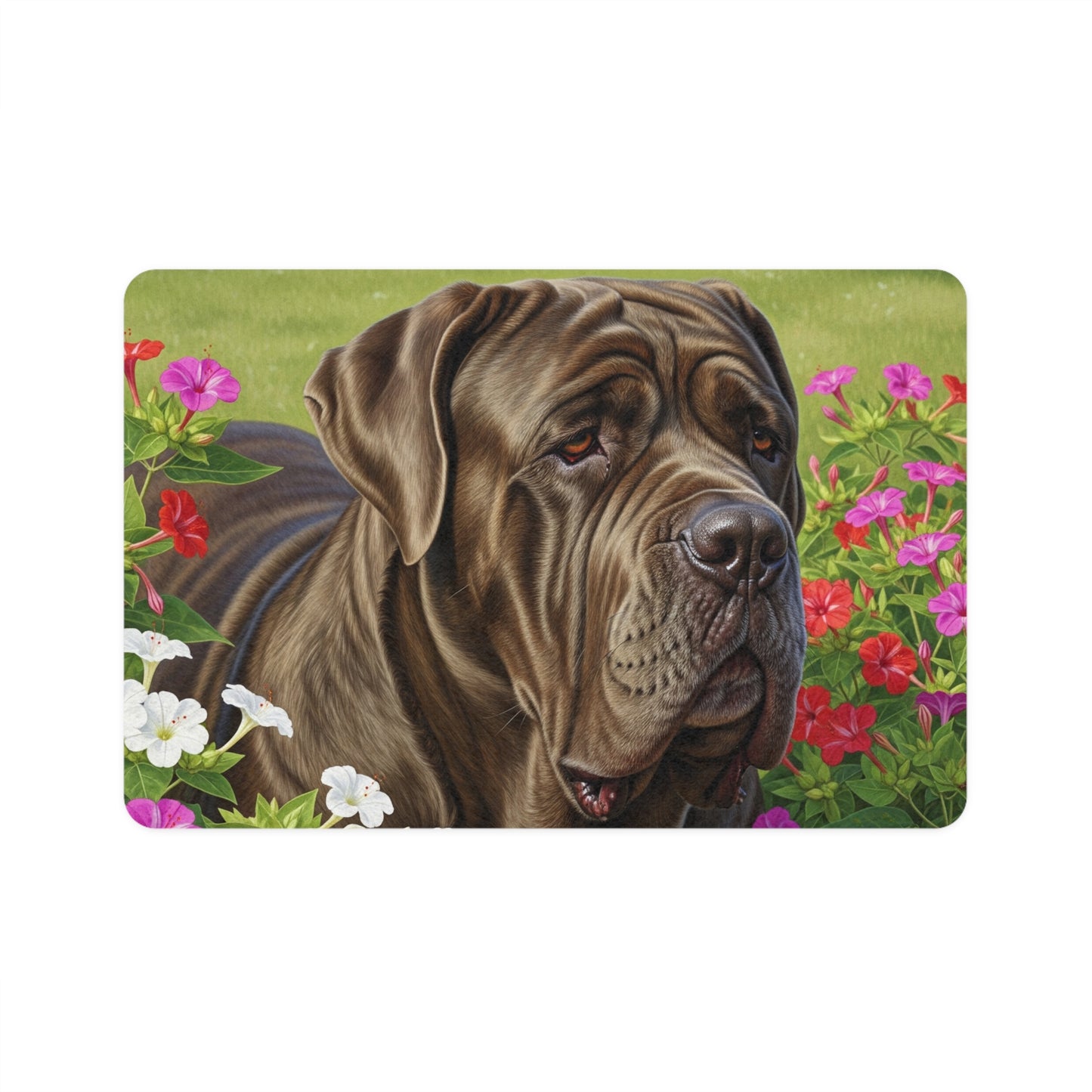 Pet Food Mat (12x18) - Neapolitan Mastiff