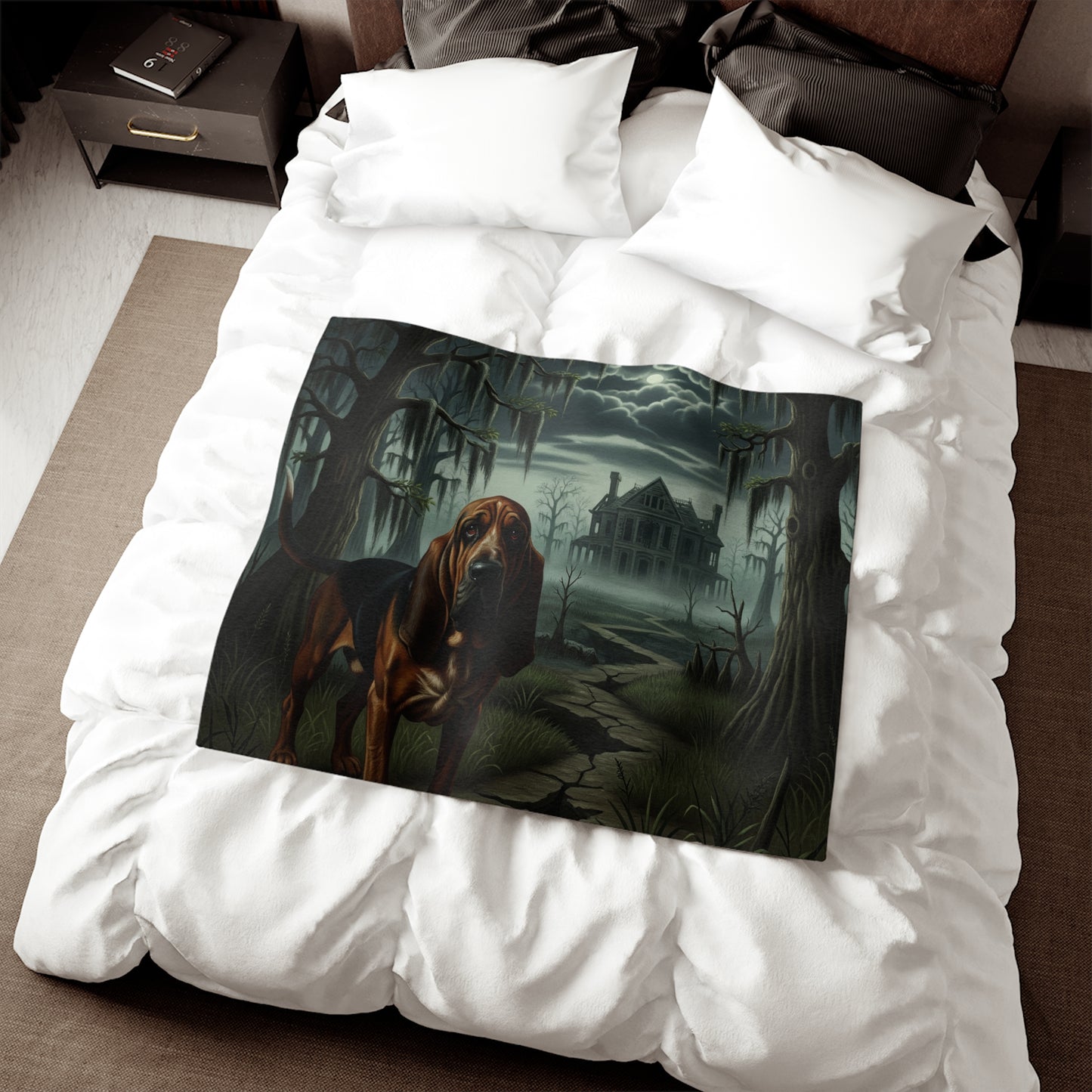 Bloodhound Sweatshirt Blanket