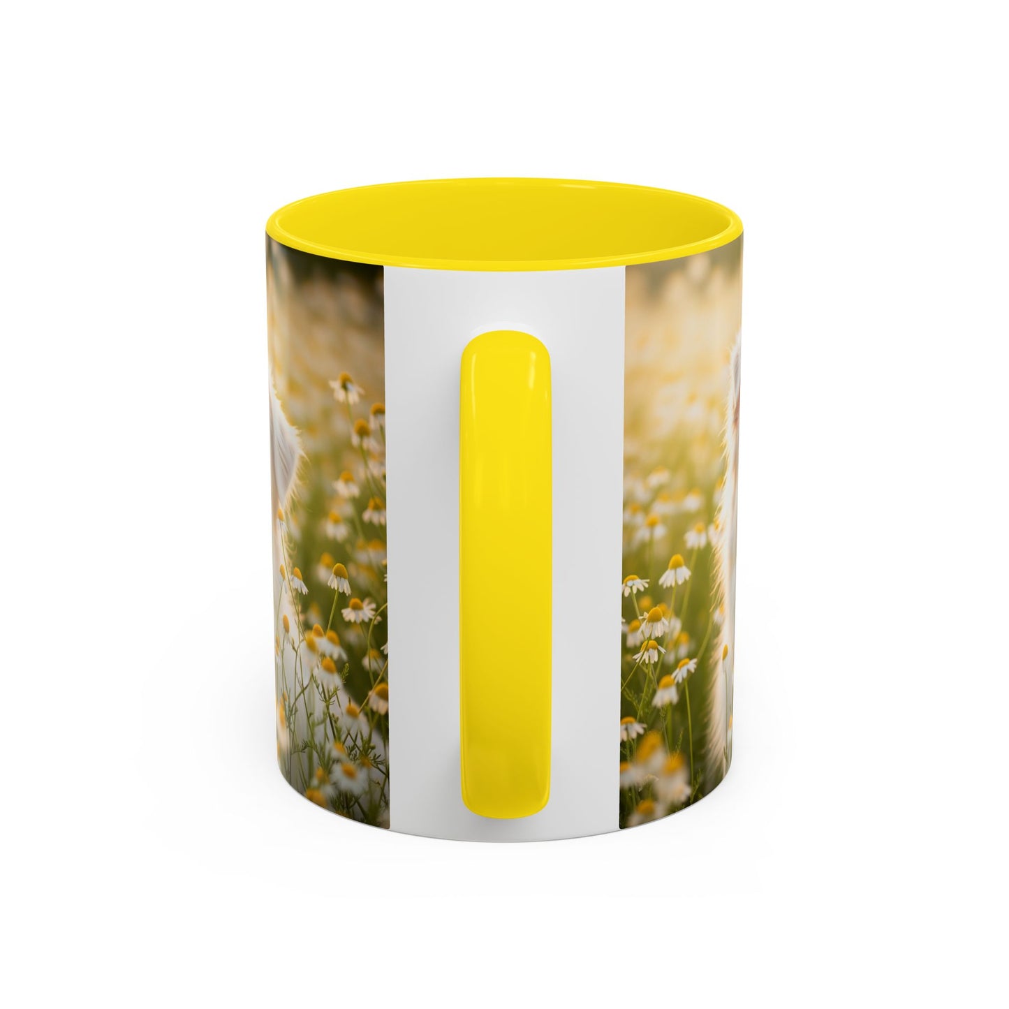 Russkaya Tsvetnaya Bolonka Accent Coffee Mug - Perfect Gift for Dog Lovers