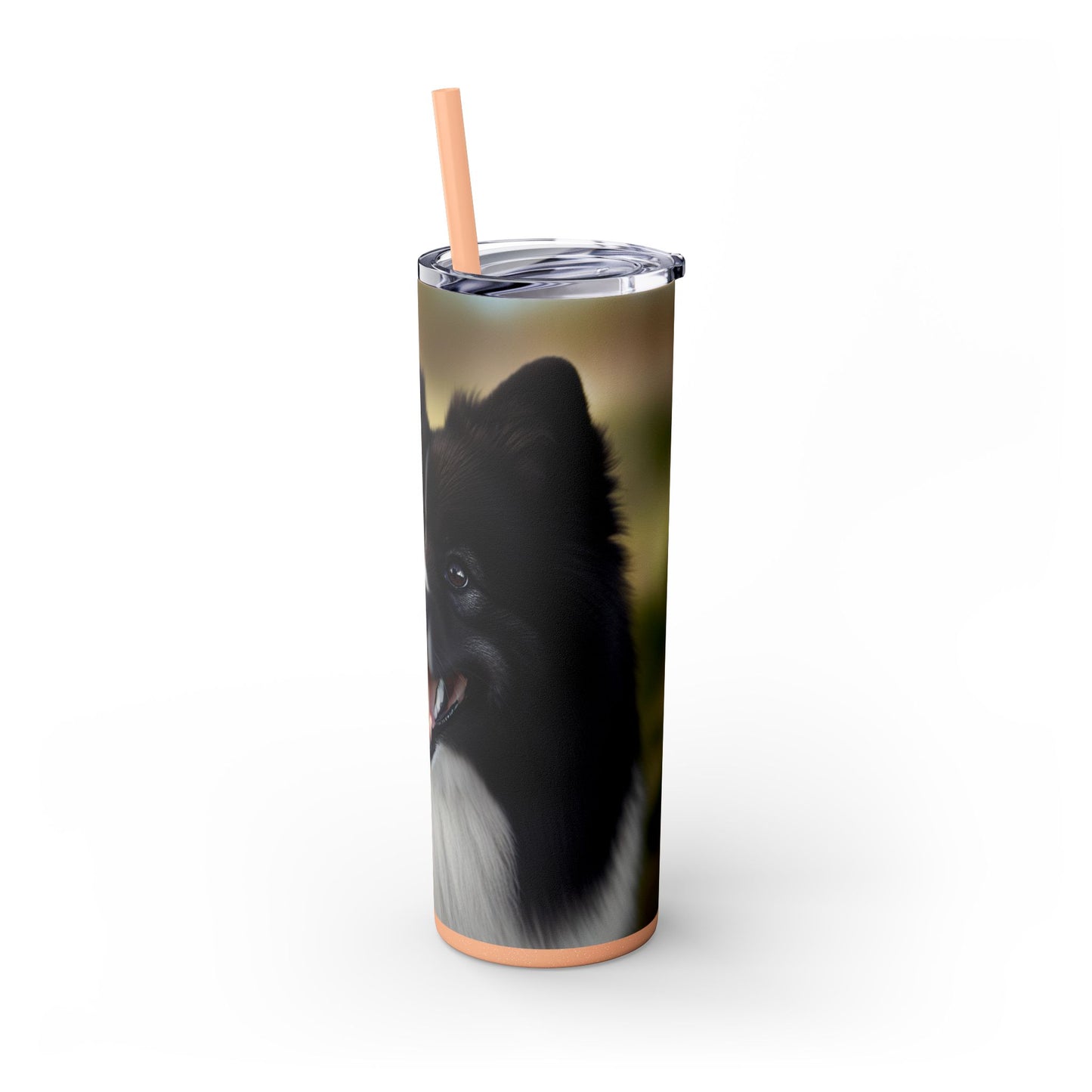 Karelian Bear Dog Tumbler with Straw, 20oz