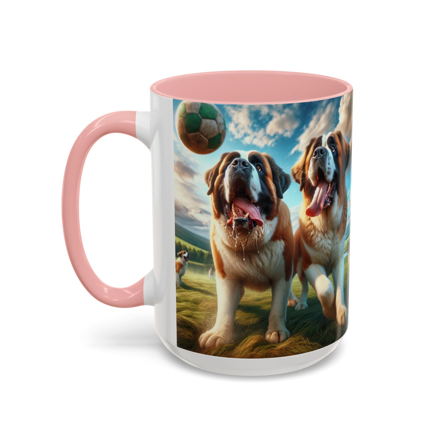 Saint Bernard Accent Coffee Mug - Perfect Gift for Dog Lovers