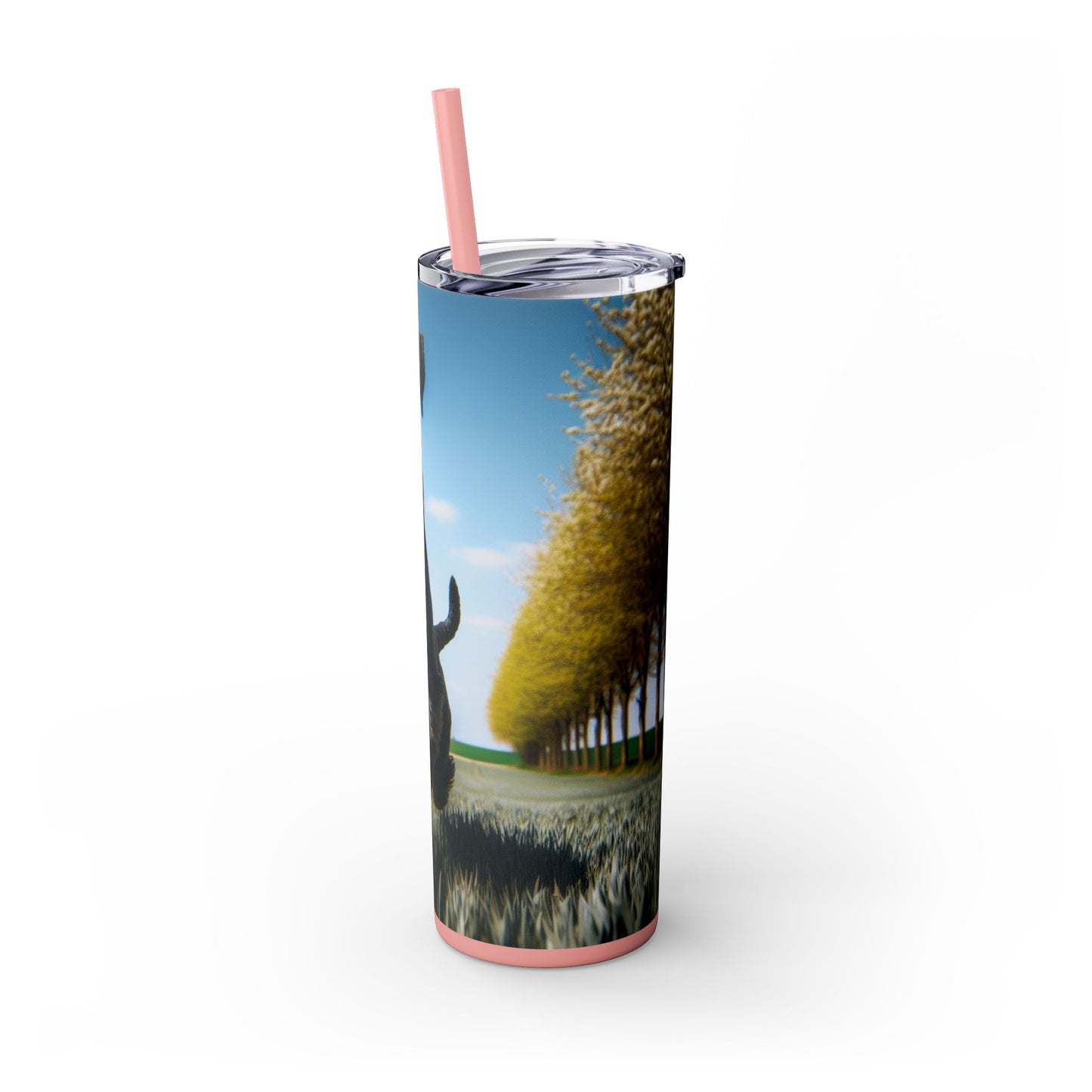 Giant Schnauzer Tumbler with Straw, 20oz