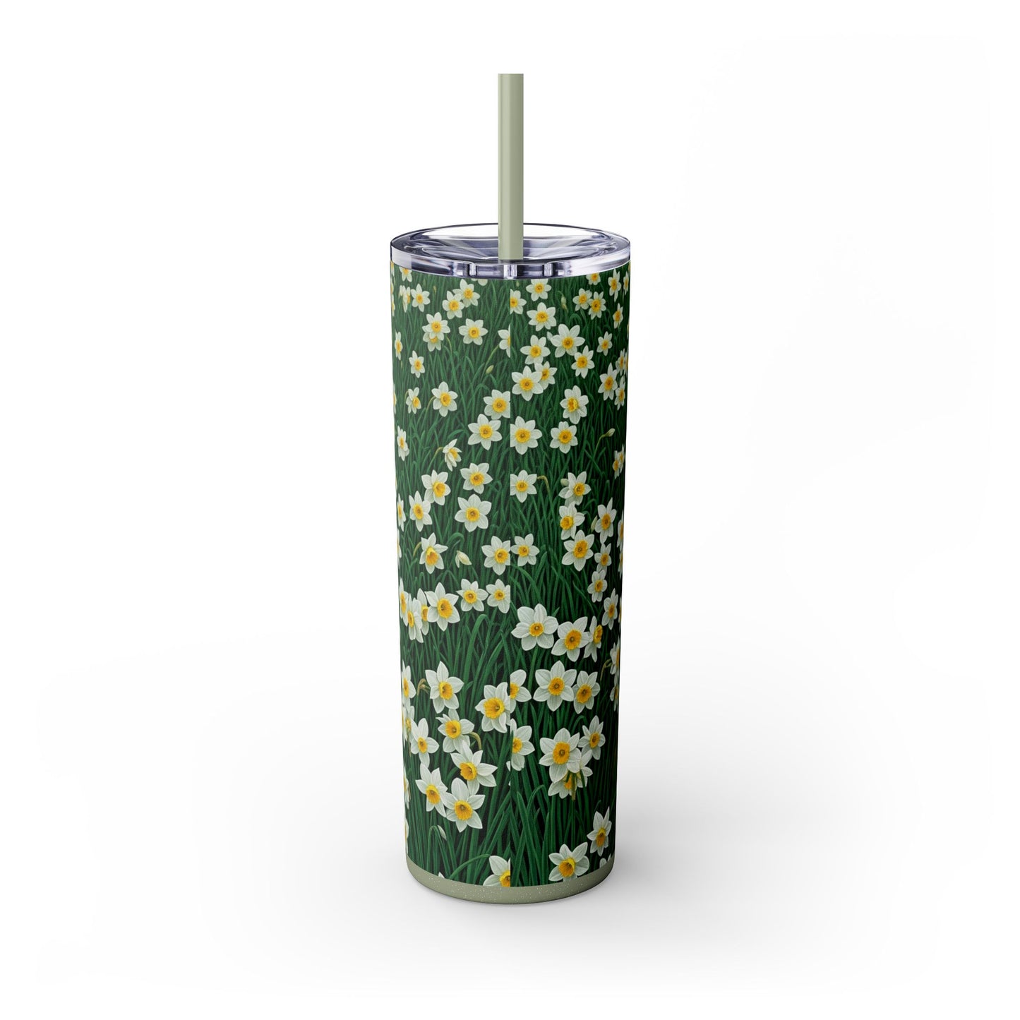Porcelaine Tumbler with Straw, 20oz