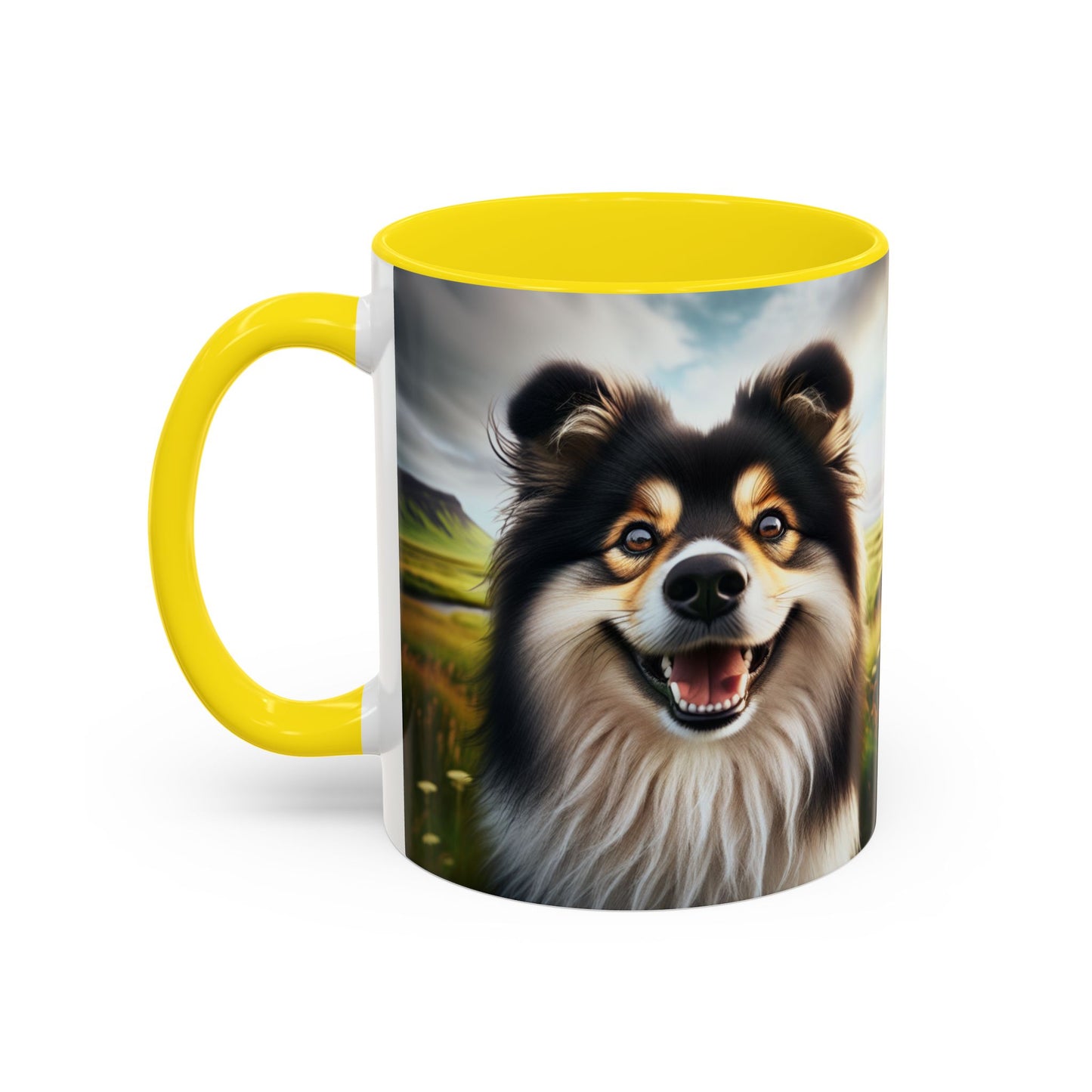 Icelandic Sheepdog Accent Coffee Mug - Perfect Gift for Dog Lovers