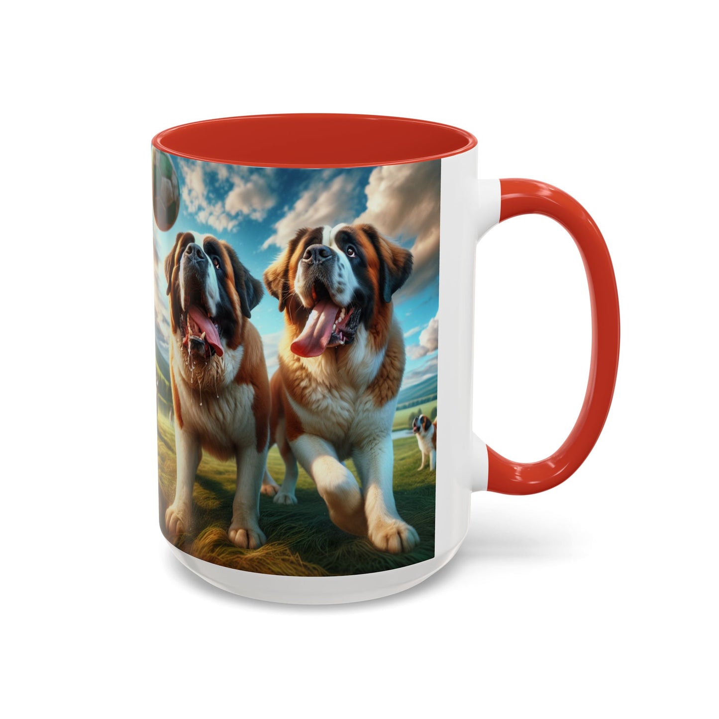 Saint Bernard Accent Coffee Mug - Perfect Gift for Dog Lovers