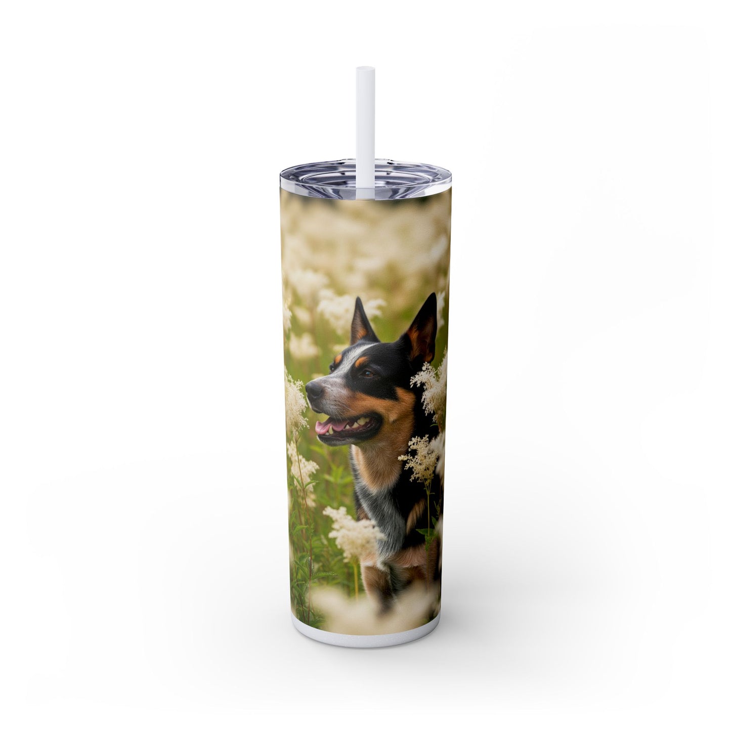 Lancashire Heeler Tumbler with Straw, 20oz