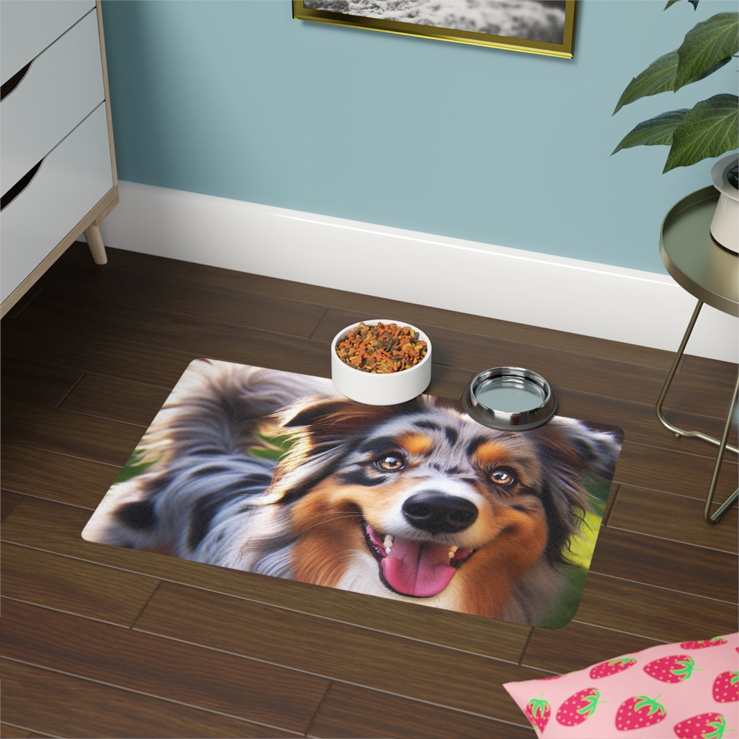 Pet Food Mat (12x18) - Australian Shepherd