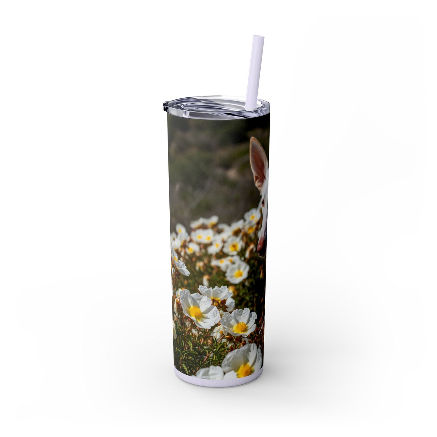 Ibizan Hound Tumbler with Straw, 20oz