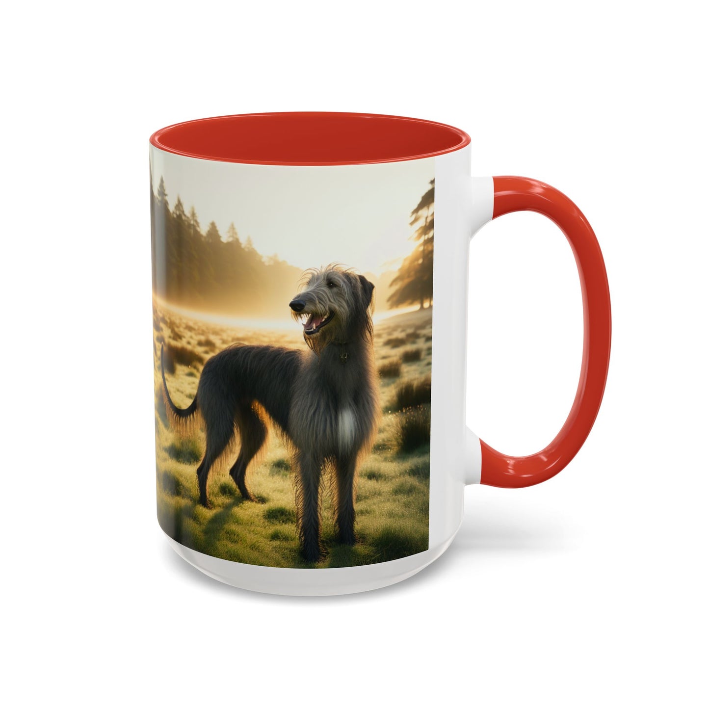 Scottish Deerhound Accent Coffee Mug - Perfect Gift for Dog Lovers