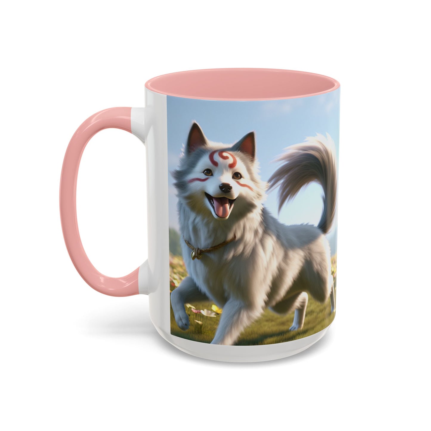 Cadabomb Okami Accent Coffee Mug - Perfect Gift for Dog Lovers