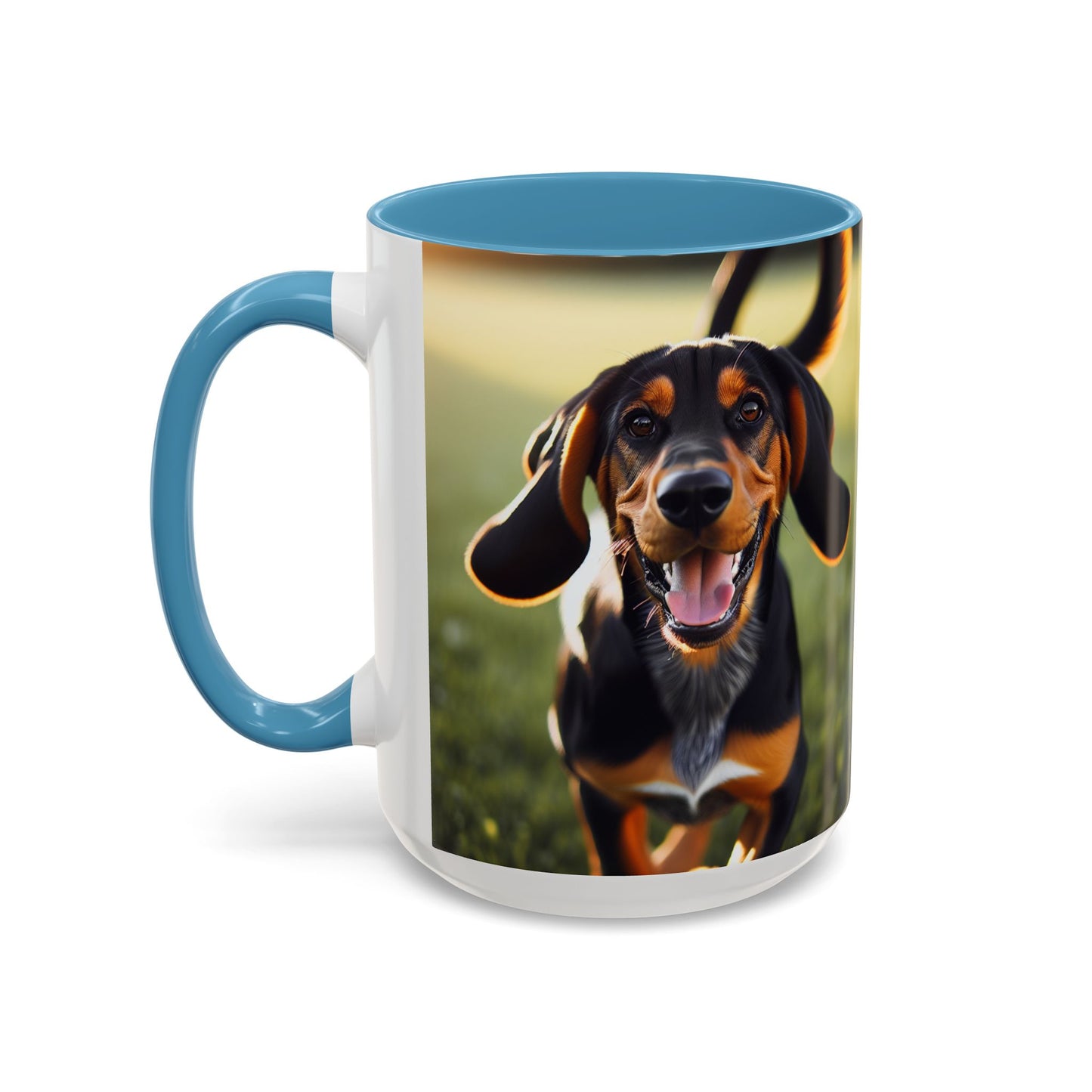 Black and Tan Coonhound Accent Coffee Mug - Perfect Gift for Dog Lovers