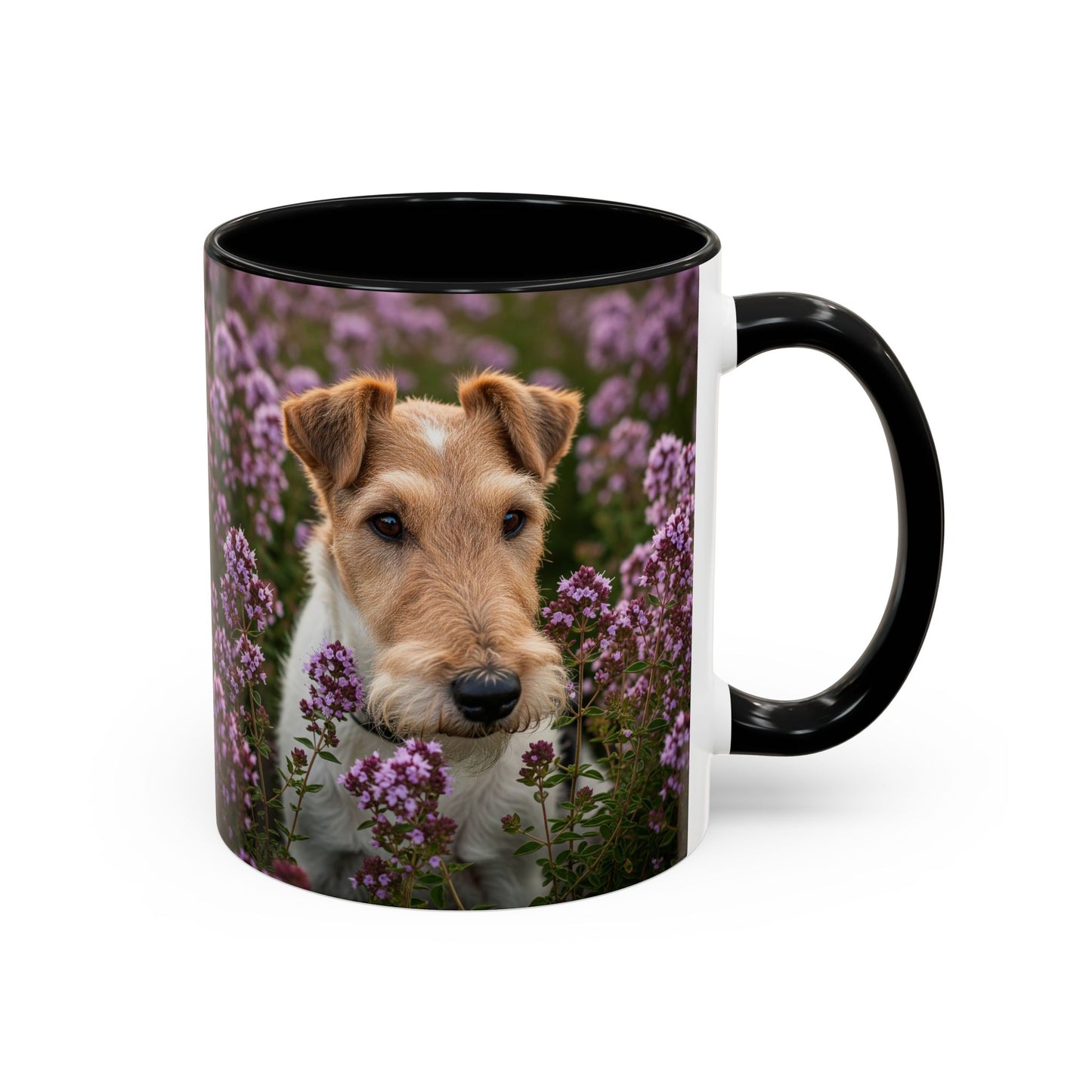 Fox Terrier Accent Coffee Mug - Perfect Gift for Dog Lovers