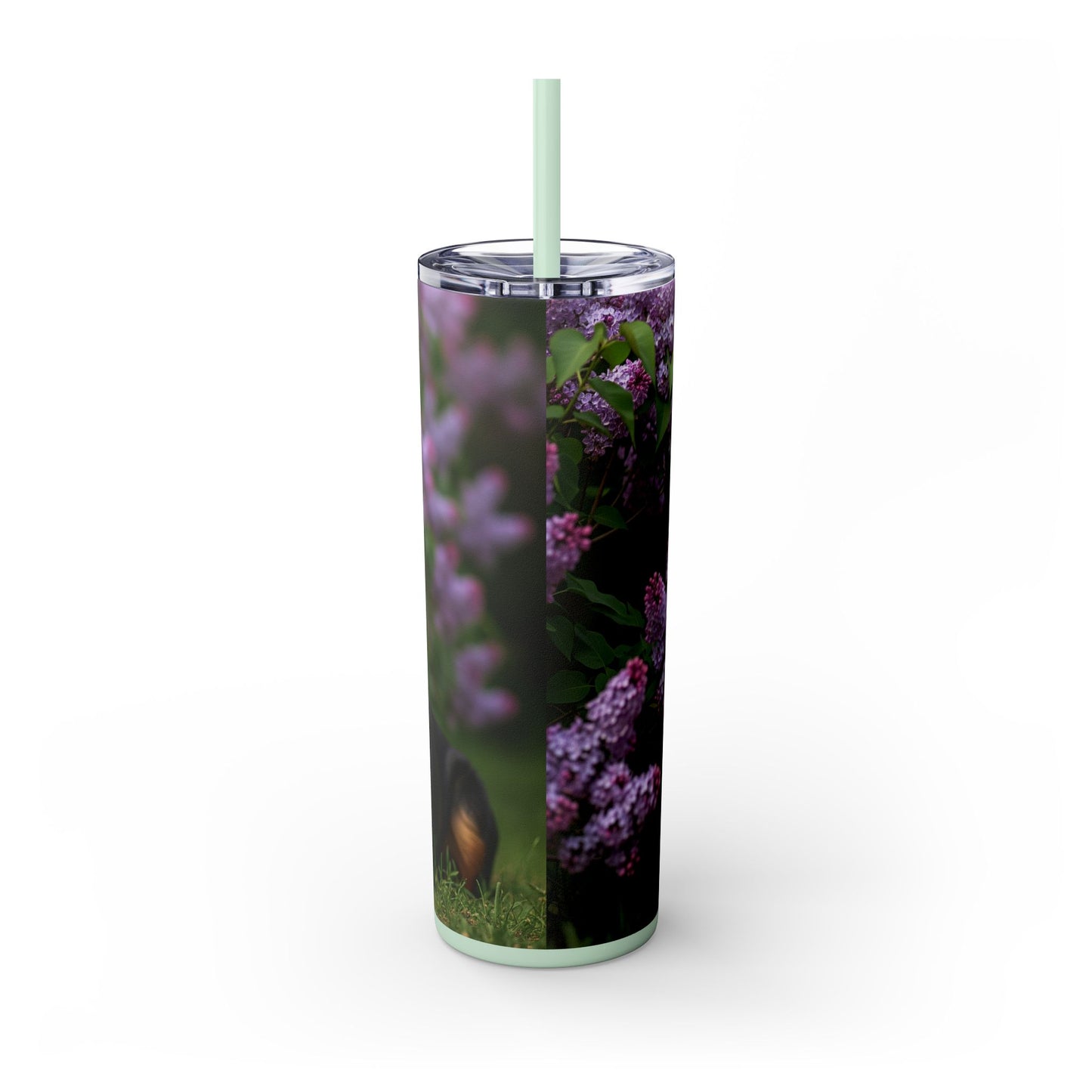 Mudi Skinny Tumbler with Straw, 20oz