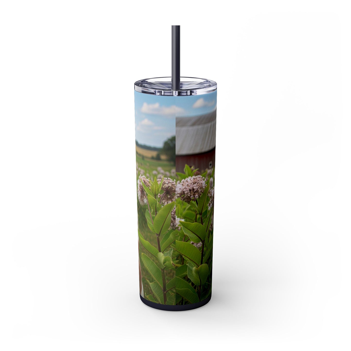 Rat Terrier Tumbler with Straw, 20oz