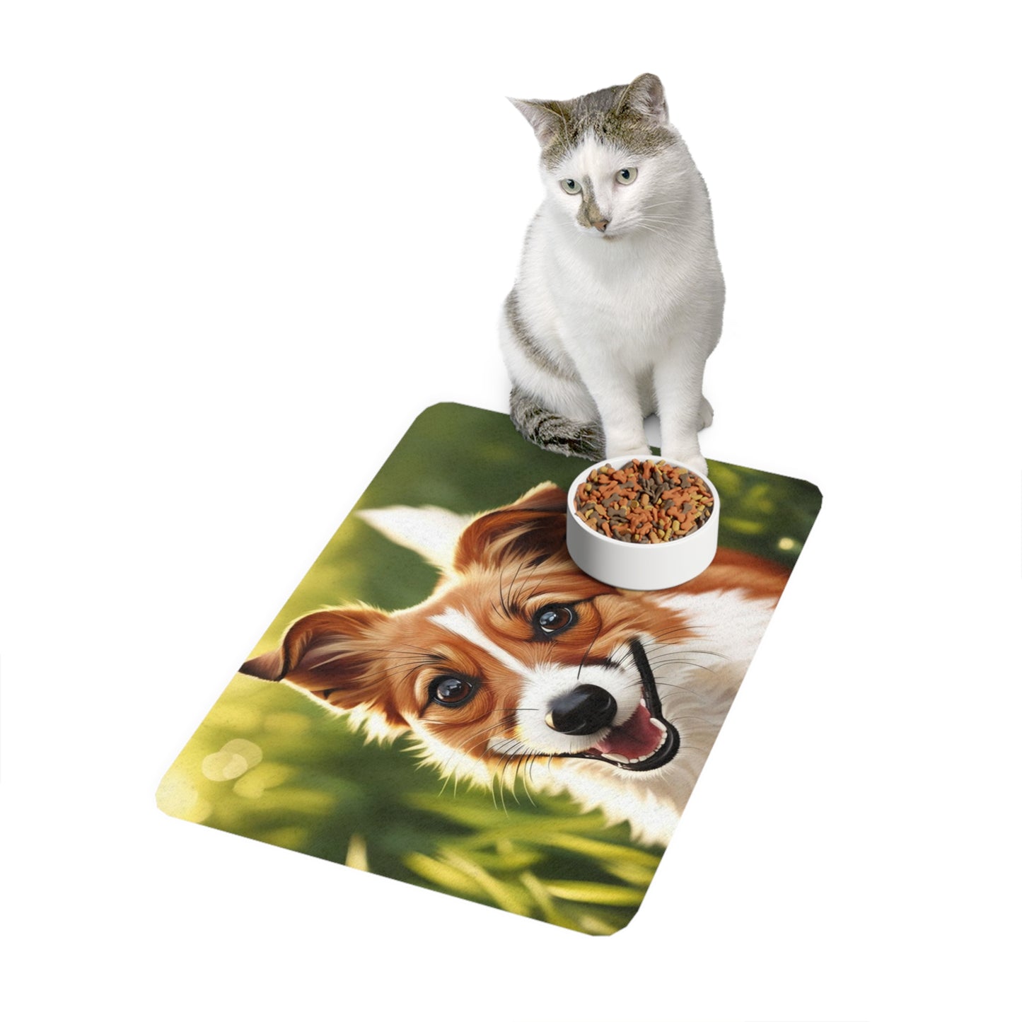 Pet Food Mat (12x18) - Fox Terrier