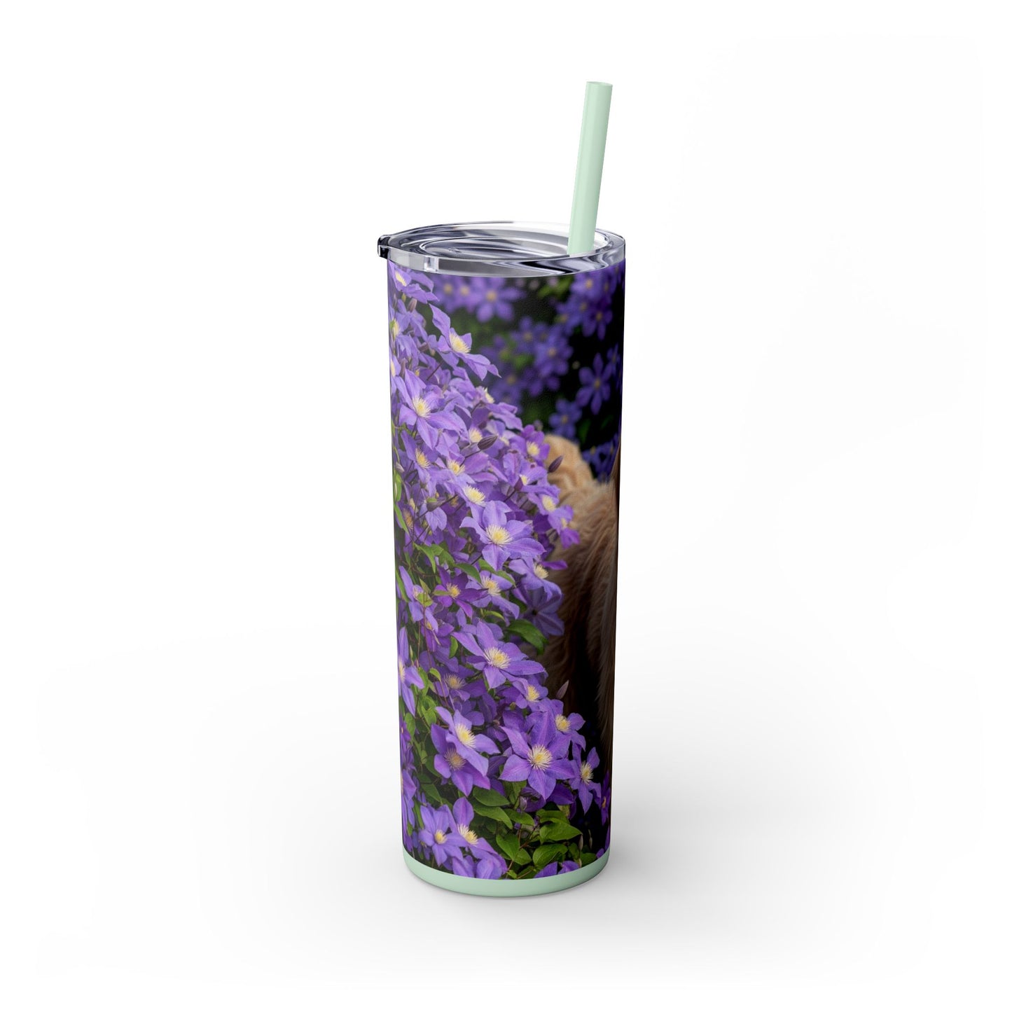 Berger Picard Skinny Tumbler with Straw, 20oz