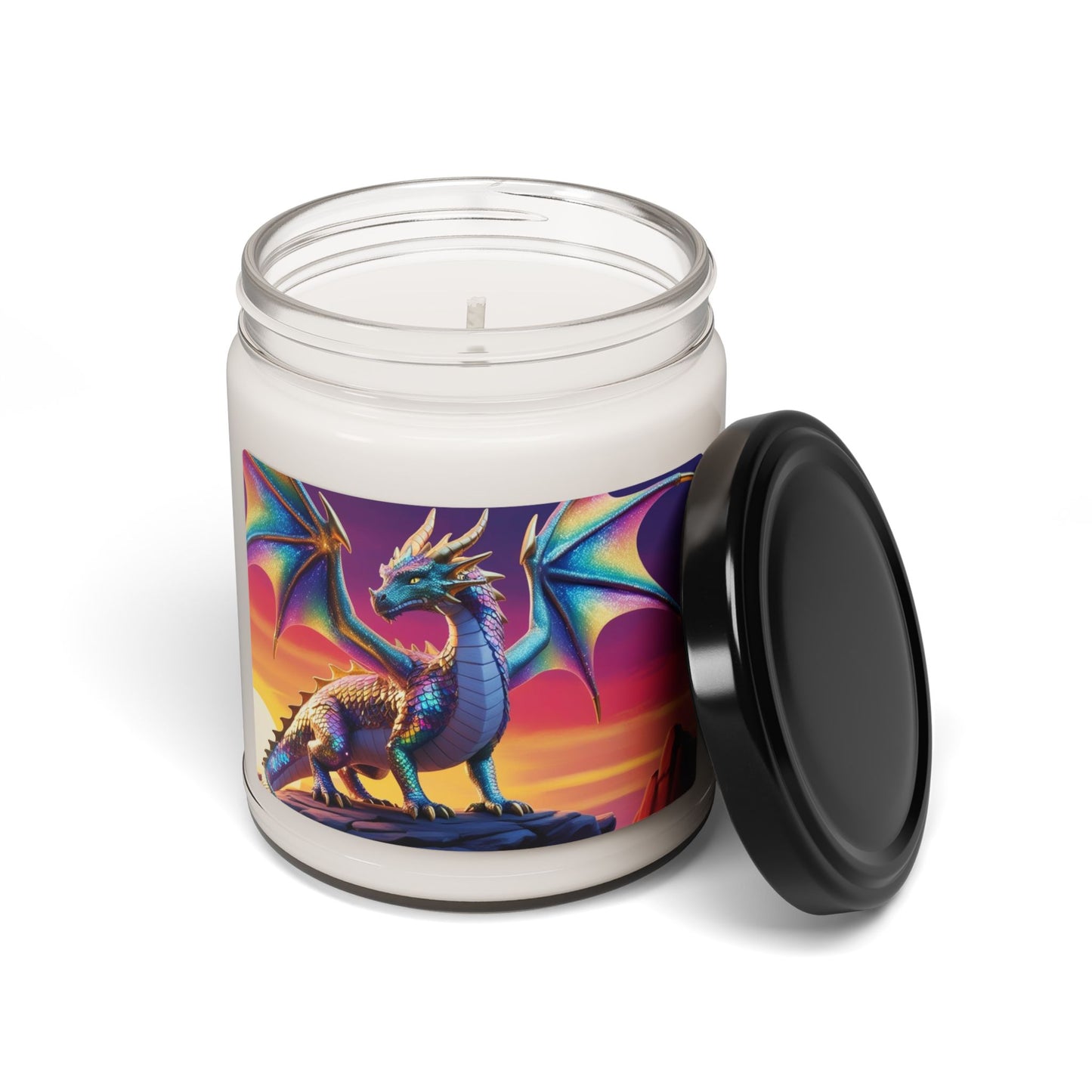 Rainbow Dragon- Scented Soy Candle, 9oz