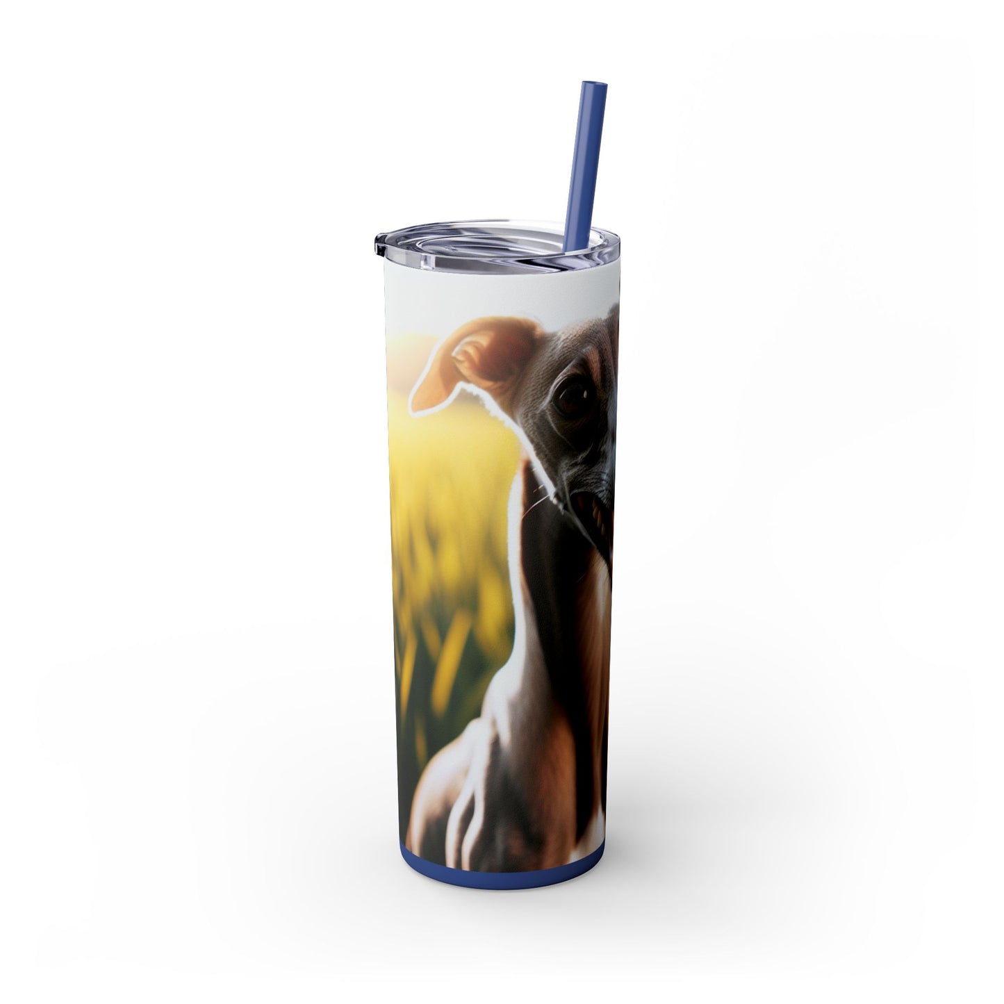Greyhound Tumbler with Straw, 20oz