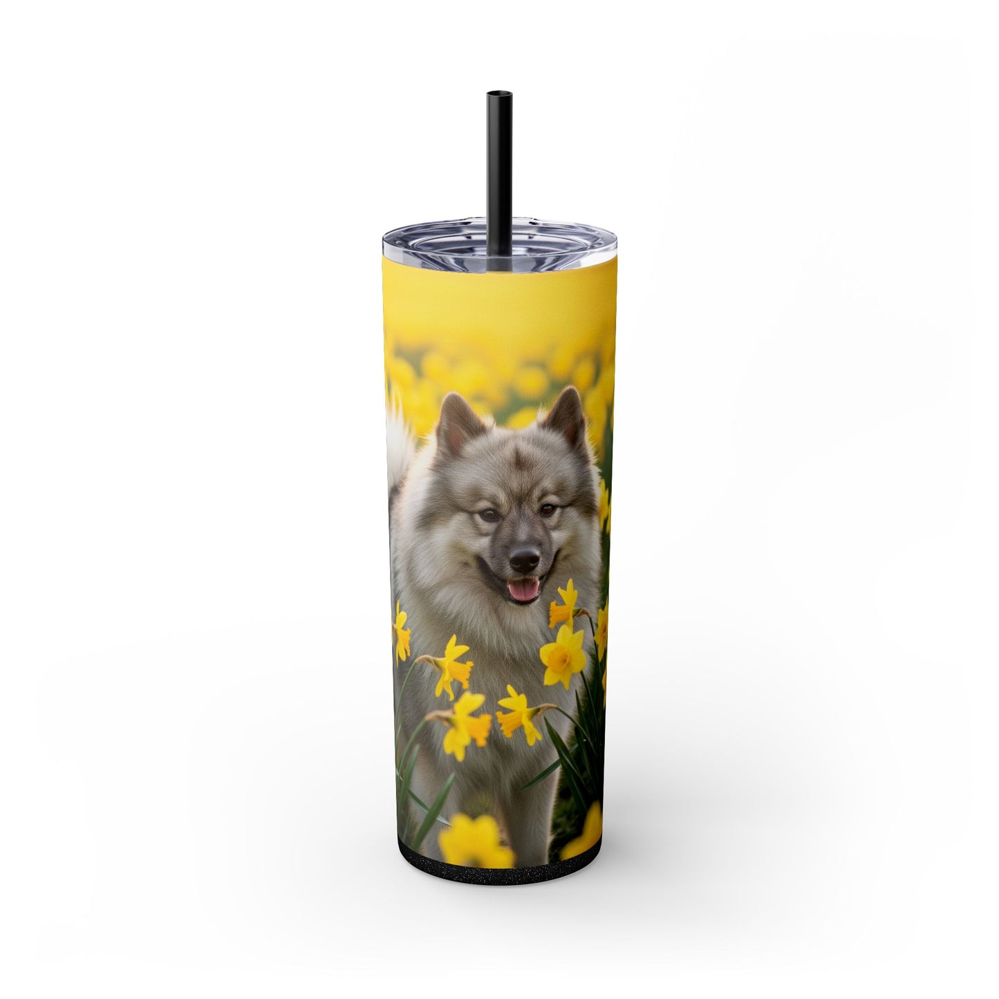 Keeshond Tumbler with Straw, 20oz