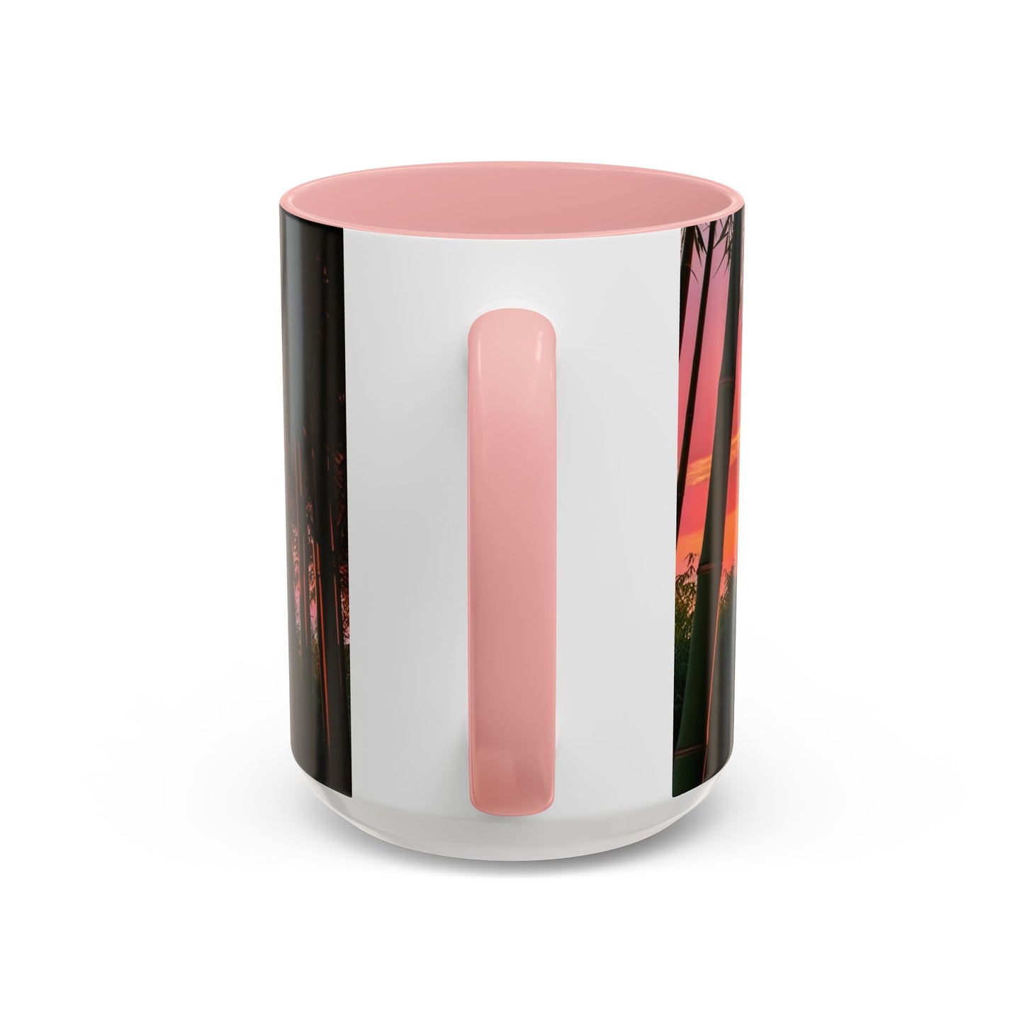 Bamboo Forest Sunrise Accent Coffee Mug - Perfect Gift for Dog Lovers