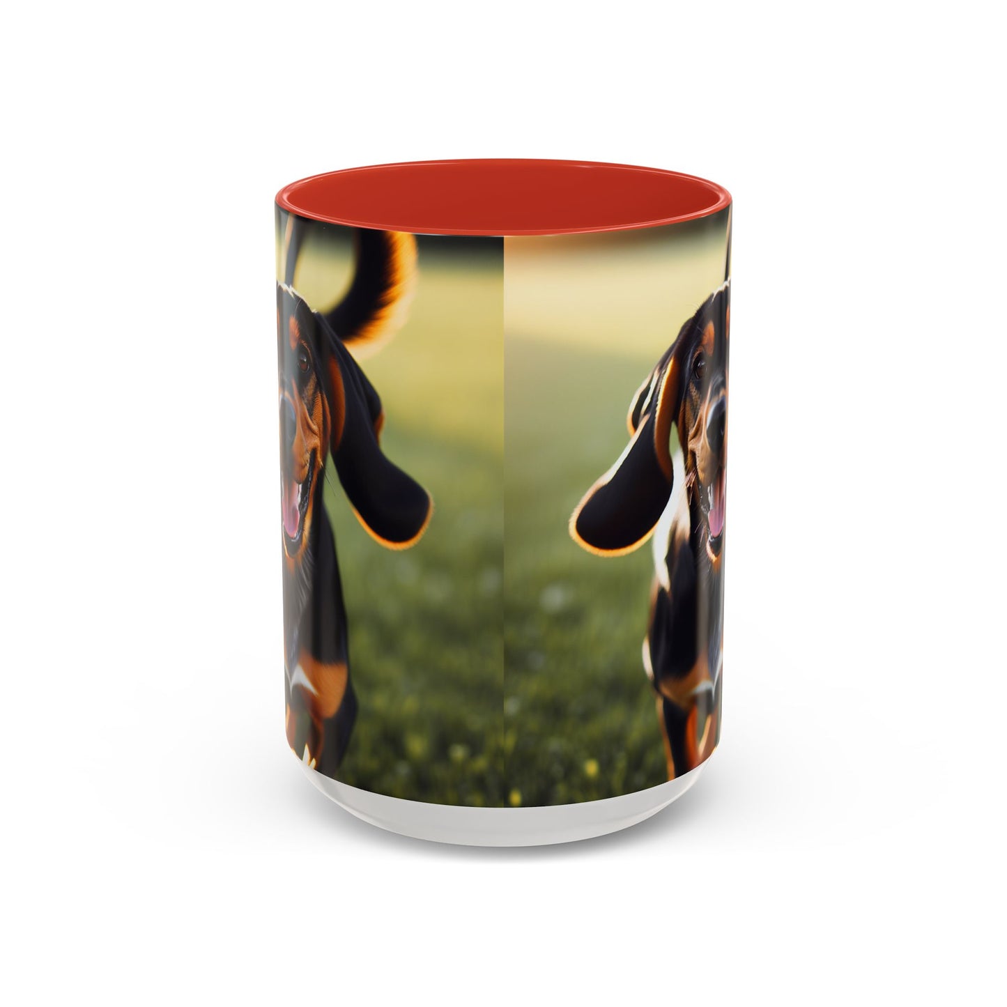 Black and Tan Coonhound Accent Coffee Mug - Perfect Gift for Dog Lovers