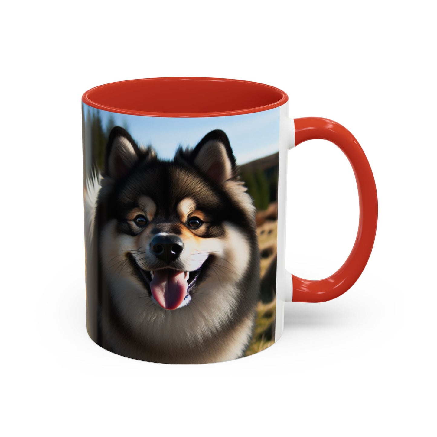 Norwegian Buhund Accent Coffee Mug - Perfect Gift for Dog Lovers