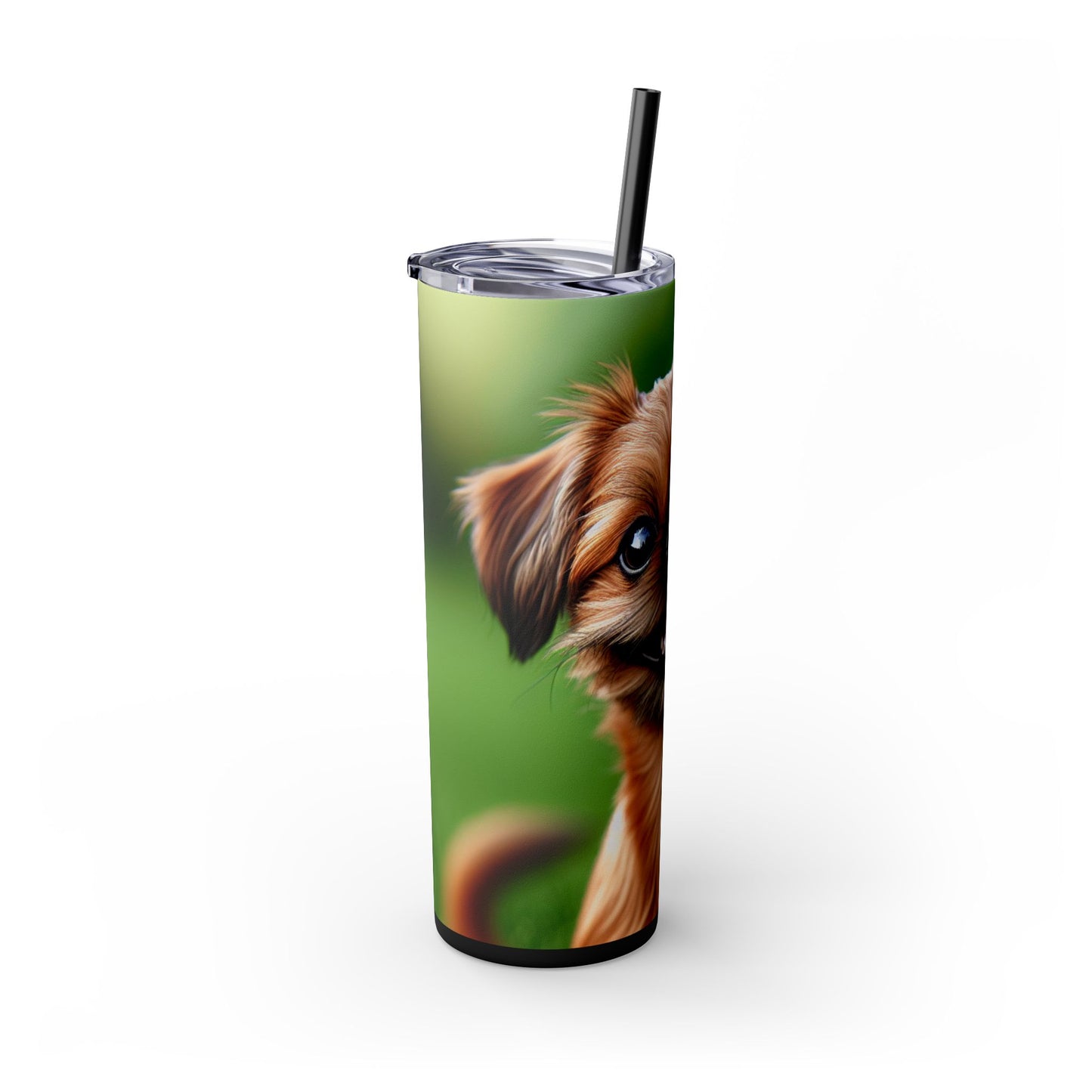 Brussels Griffon Tumbler with Straw, 20oz