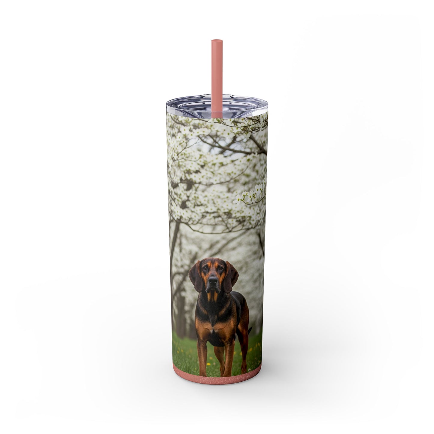 Plott Hound Tumbler with Straw, 20oz